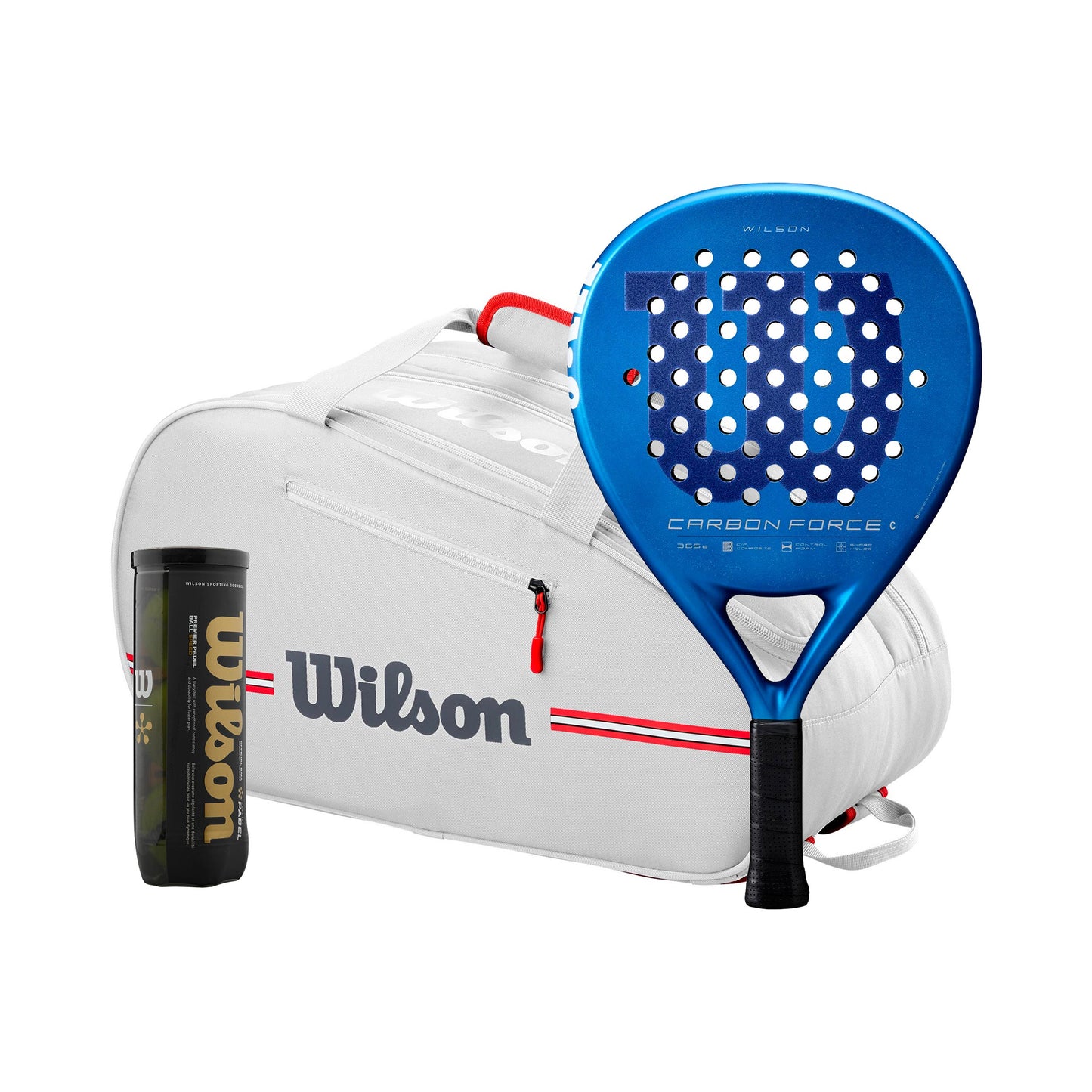 Wilson Carbon Force C Navíc taška na raketu, Navíc dóza na míče Wilson Carbon Force C Navíc taška na raketu, Navíc dóza na míče