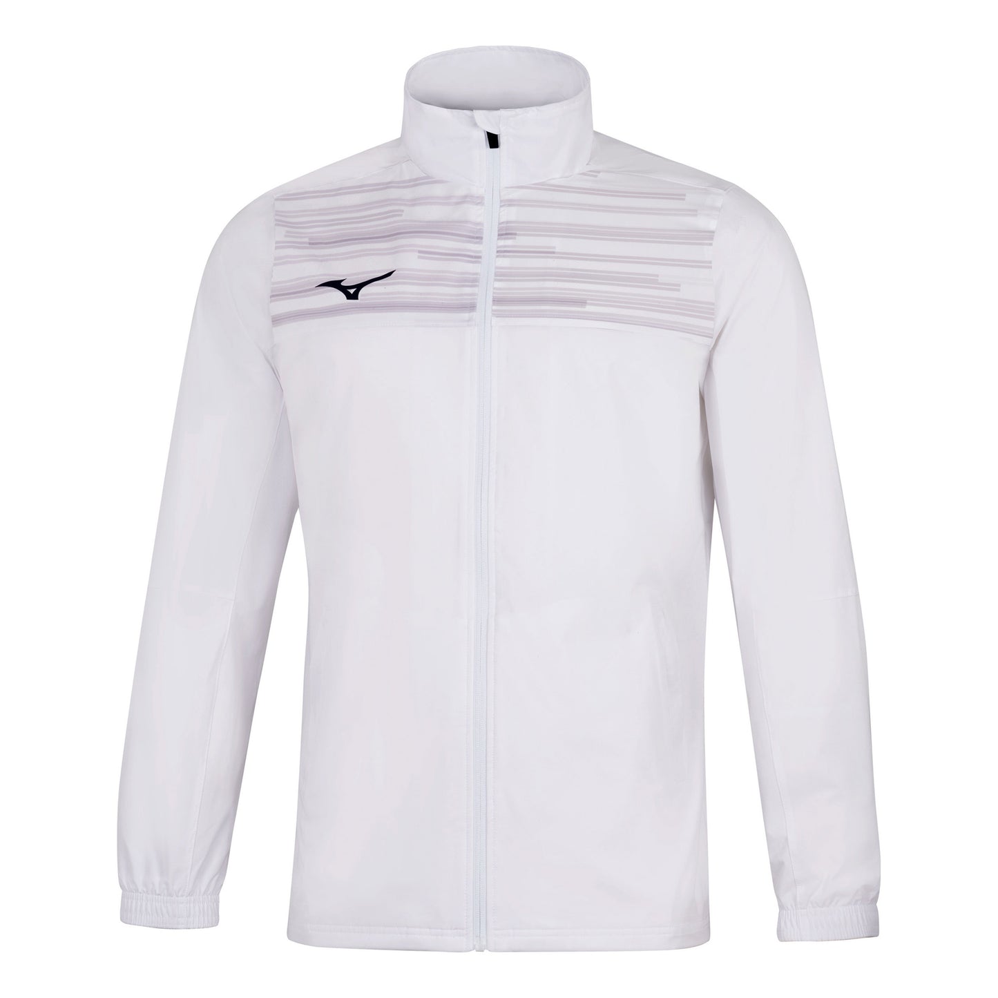 Mizuno Team Chiba Micro Tréninková bunda Muži-bílá Mizuno Team Chiba Micro Tréninková bunda Muži-bílá