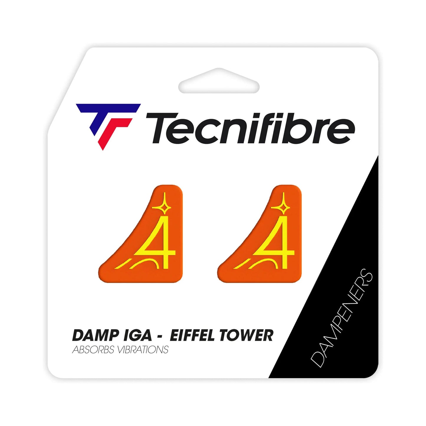 Tecnifibre IG Eifel Tower Tlumítko vibrací -oranžová Tecnifibre IG Eifel Tower Tlumítko vibrací -oranžová