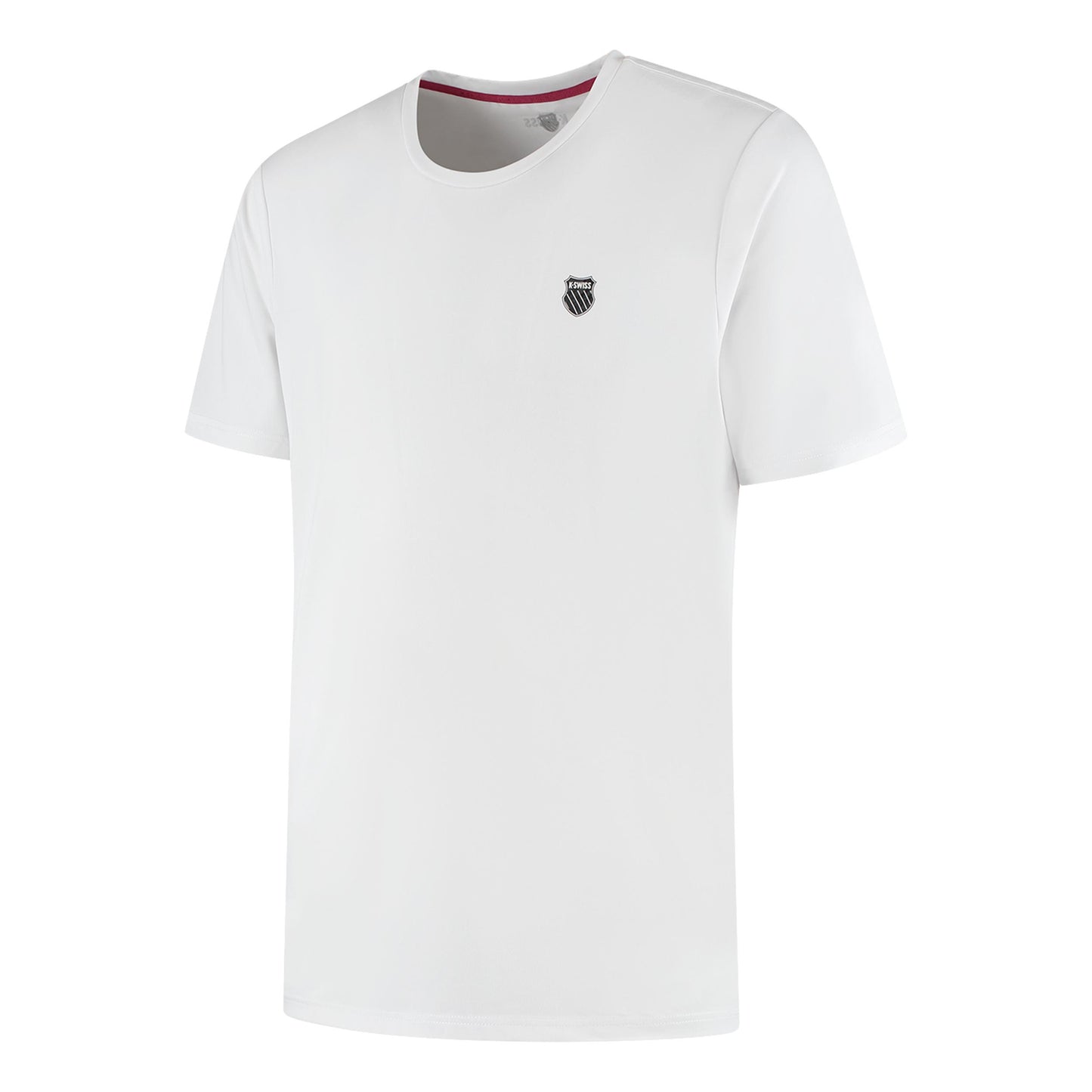K-Swiss Hypercourt Basic Tričko Muži - bílá K-Swiss Hypercourt Basic Tričko Muži - bílá