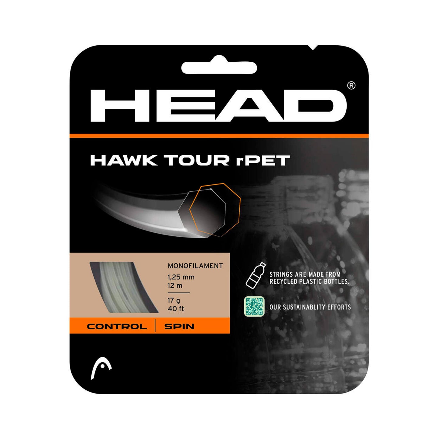 HEAD Hawk Tour rPET Výpletová sada 12m - přírodní barvy HEAD Hawk Tour rPET Výpletová sada 12m - přírodní barvy