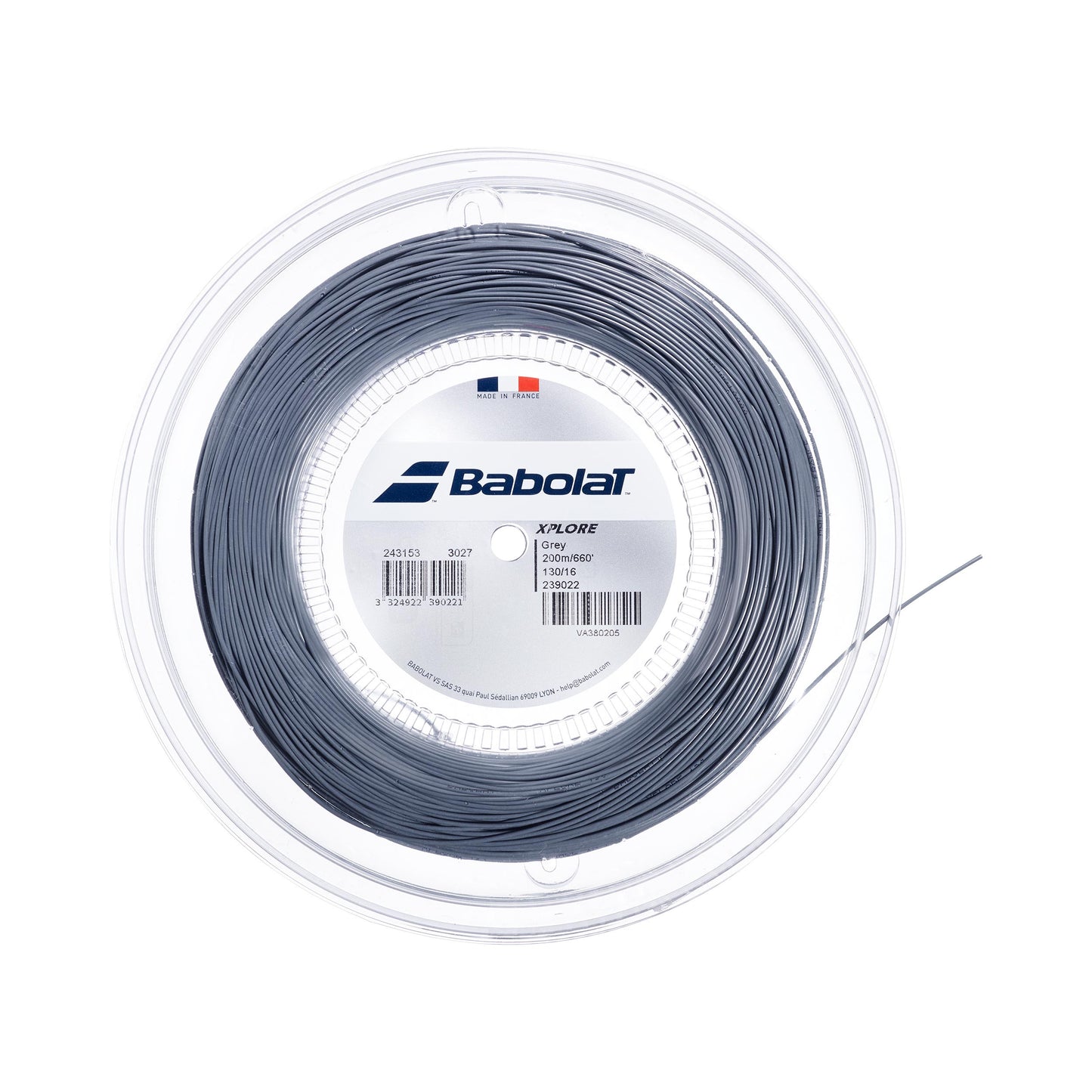 Babolat Xplore Výplet - role 200m - šedá Babolat Xplore Výplet - role 200m - šedá