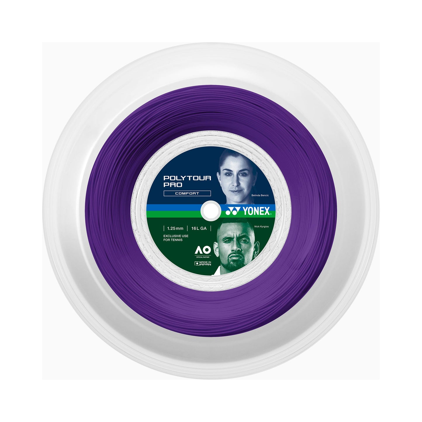 Yonex Poly Tour Pro Midnight Purple Výplet - role 200m - lila Yonex Poly Tour Pro Midnight Purple Výplet - role 200m - lila