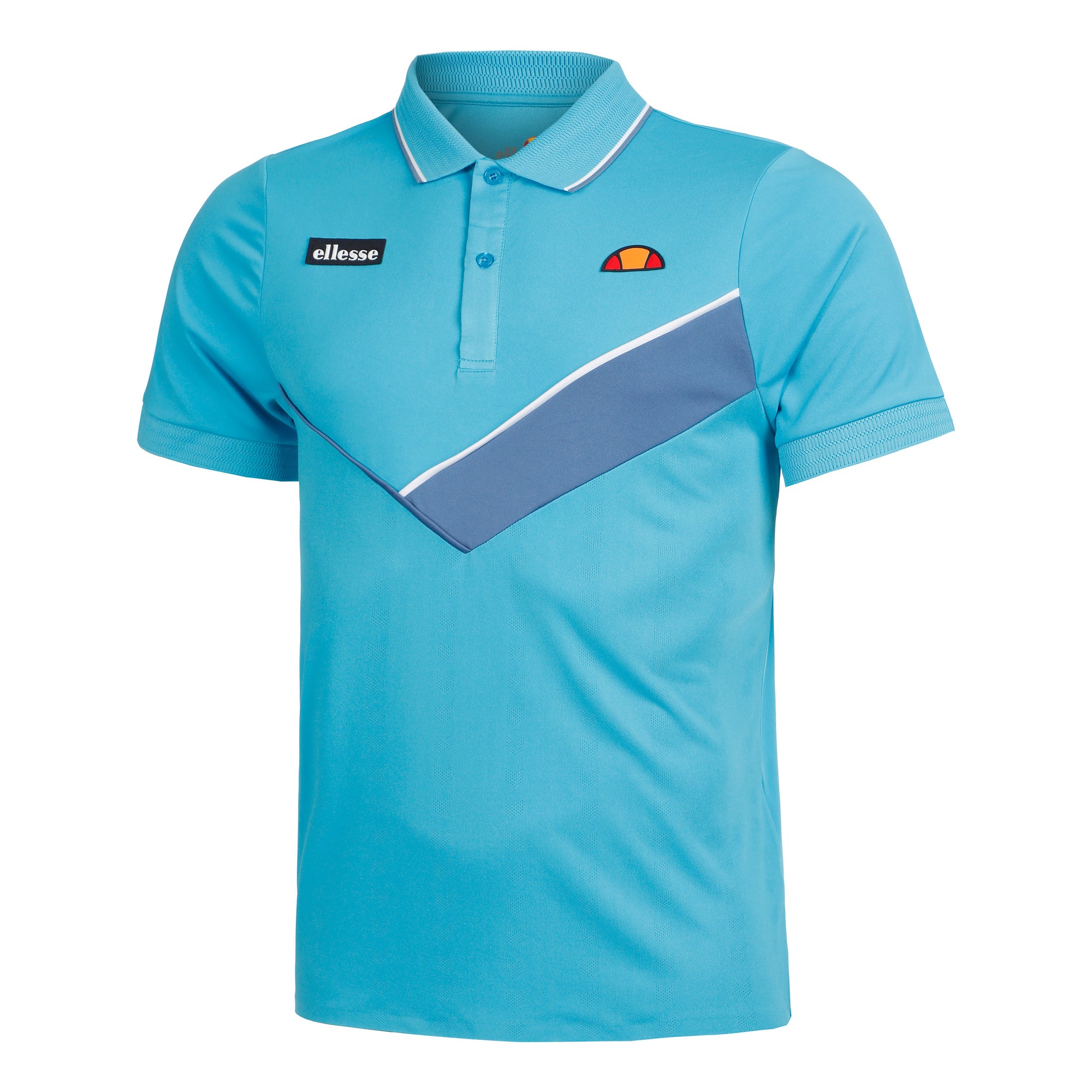 Ellesse Tolbiac Pólo Muži - tyrkysová,