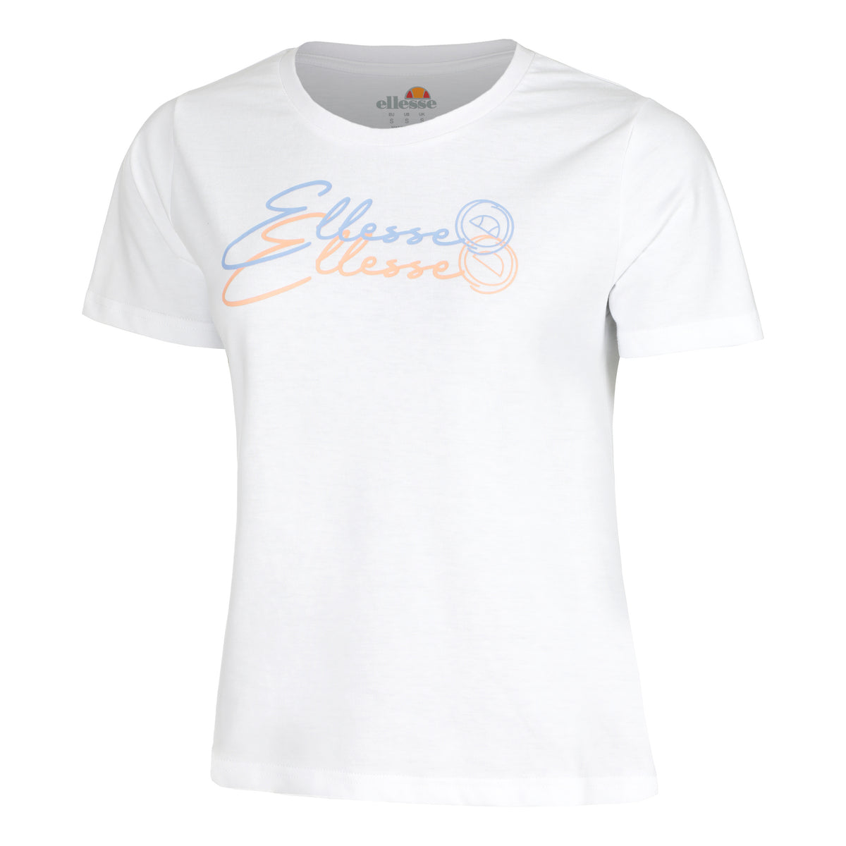 Ellesse Halcombe Tričko Dámy - bílá, vícebarevné