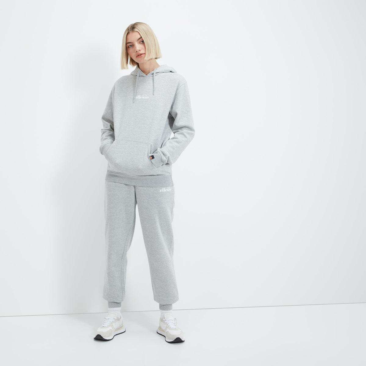 Ellesse Jazana OH Hoody Dámy - světle šedá,