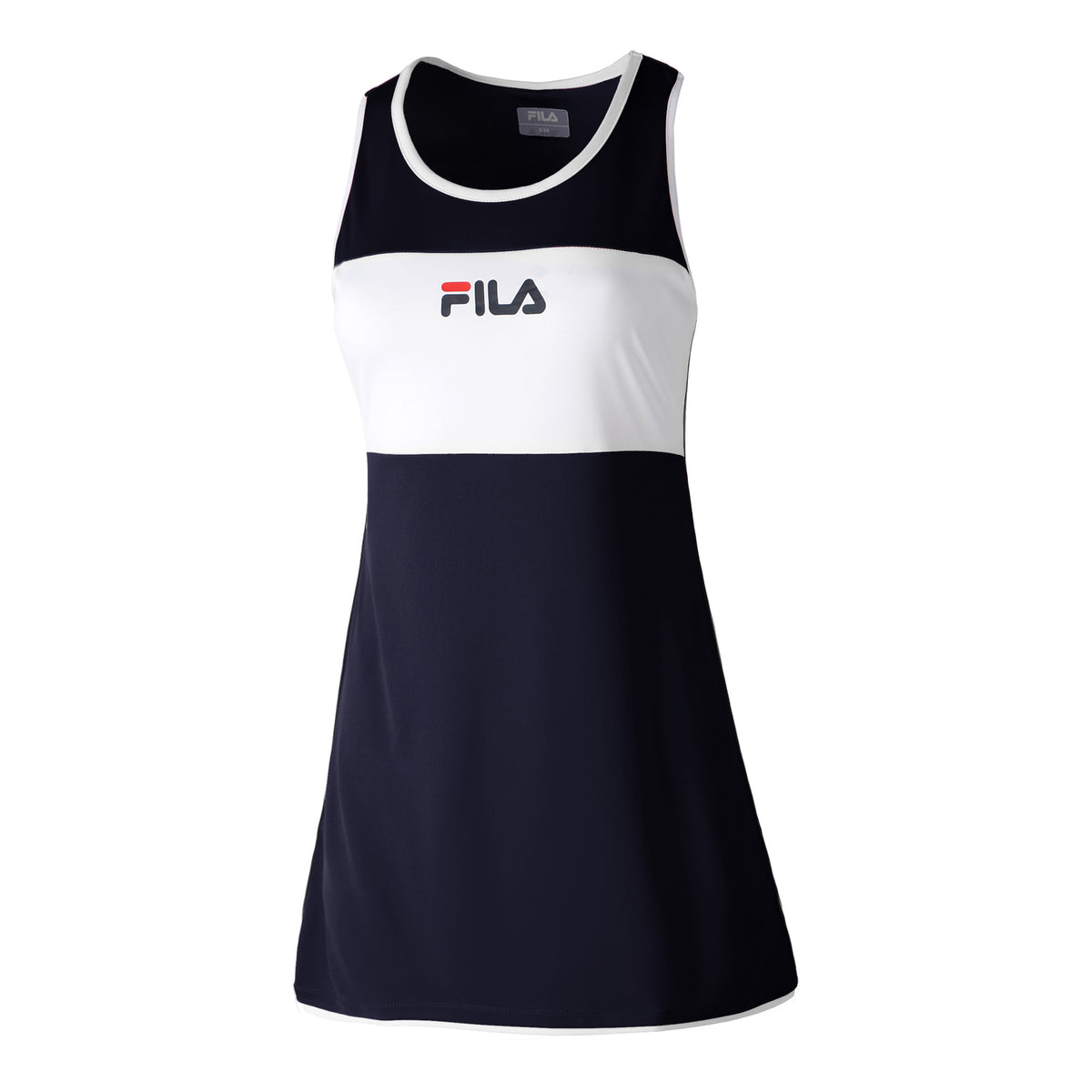 Fila Lola Šaty Dámy - tmavě modrá, bílá
