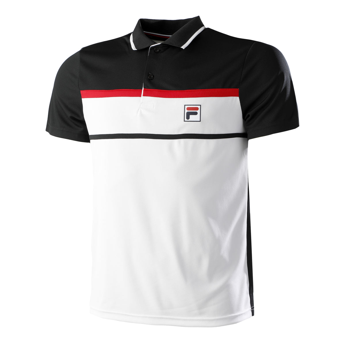 Fila Anton Pólo Muži - bílá, černá