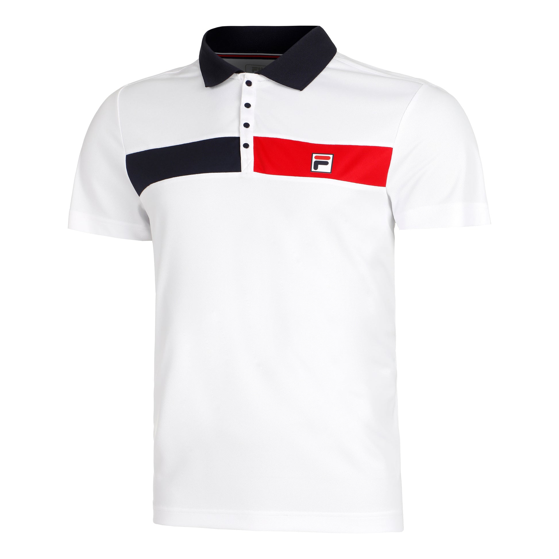 Fila Jayden Pólo Muži-Bílá,Červená