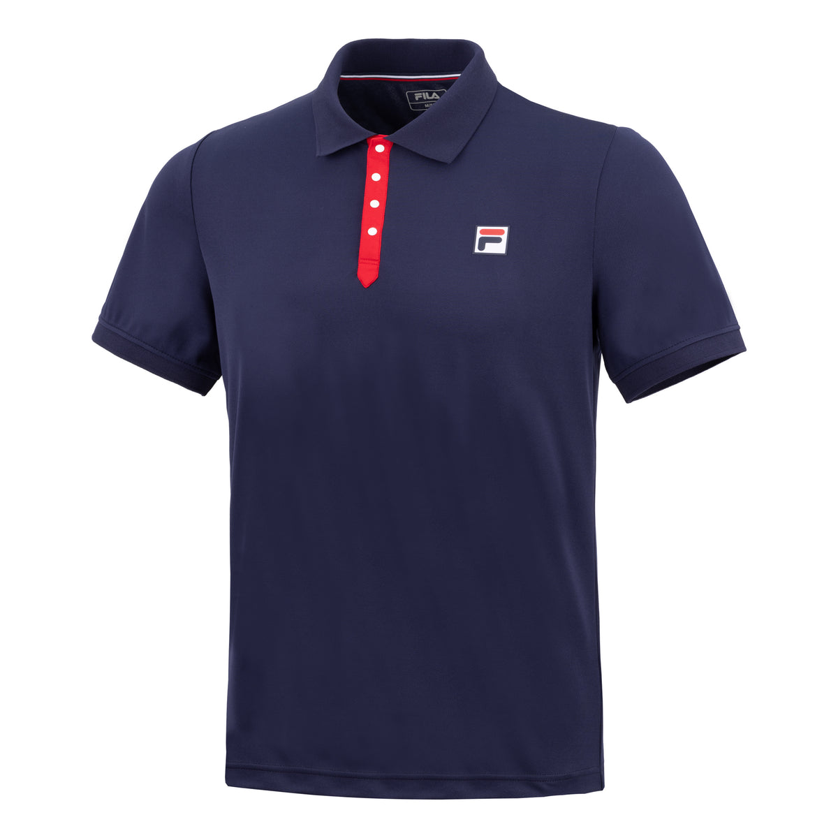 Fila Dominic Pólo Muži - tmavě modrá, červená