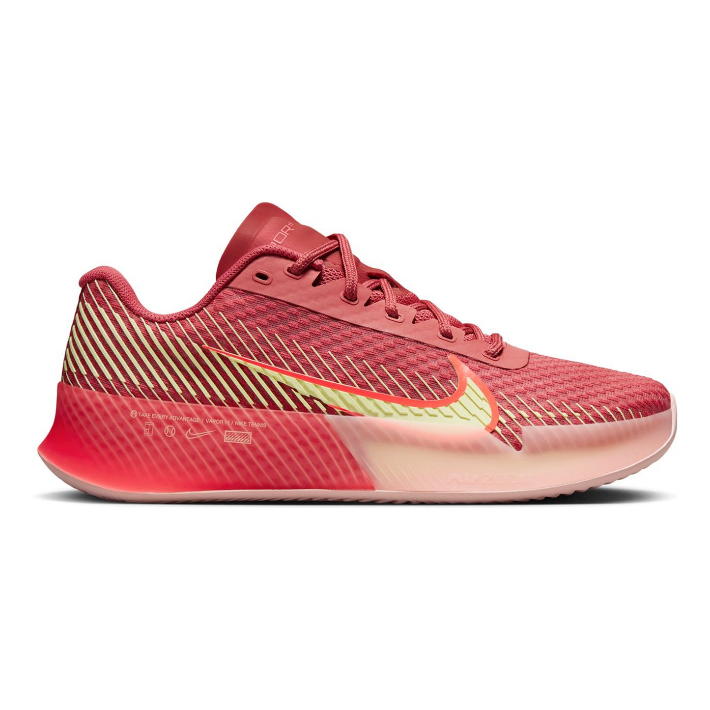 Nike Zoom Vapor 11 Obuv na antuku Dámy - korálová,