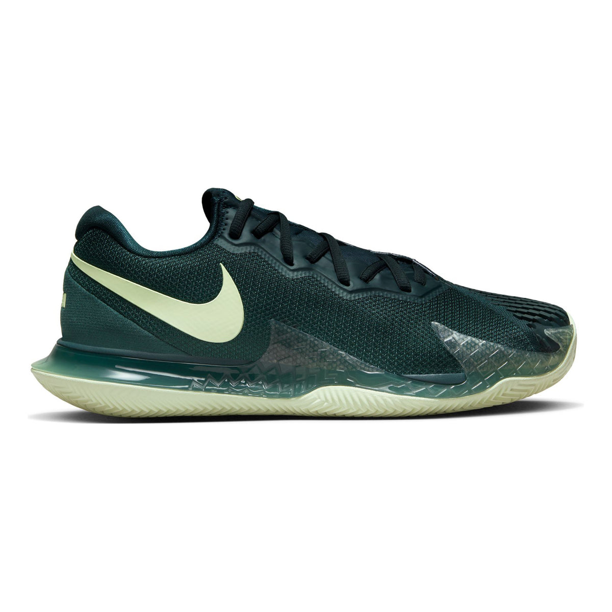 Nike Court Air Zoom Vapor Cage 4 Rafa Obuv na antuku Muži - tmavě zelená, limetková
