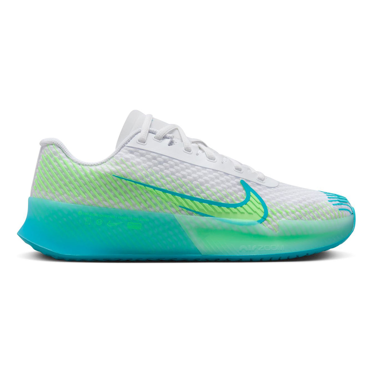 Nike Air Zoom Vapor 11 Obuv na všechny povrchy Dámy - bílá, modrá