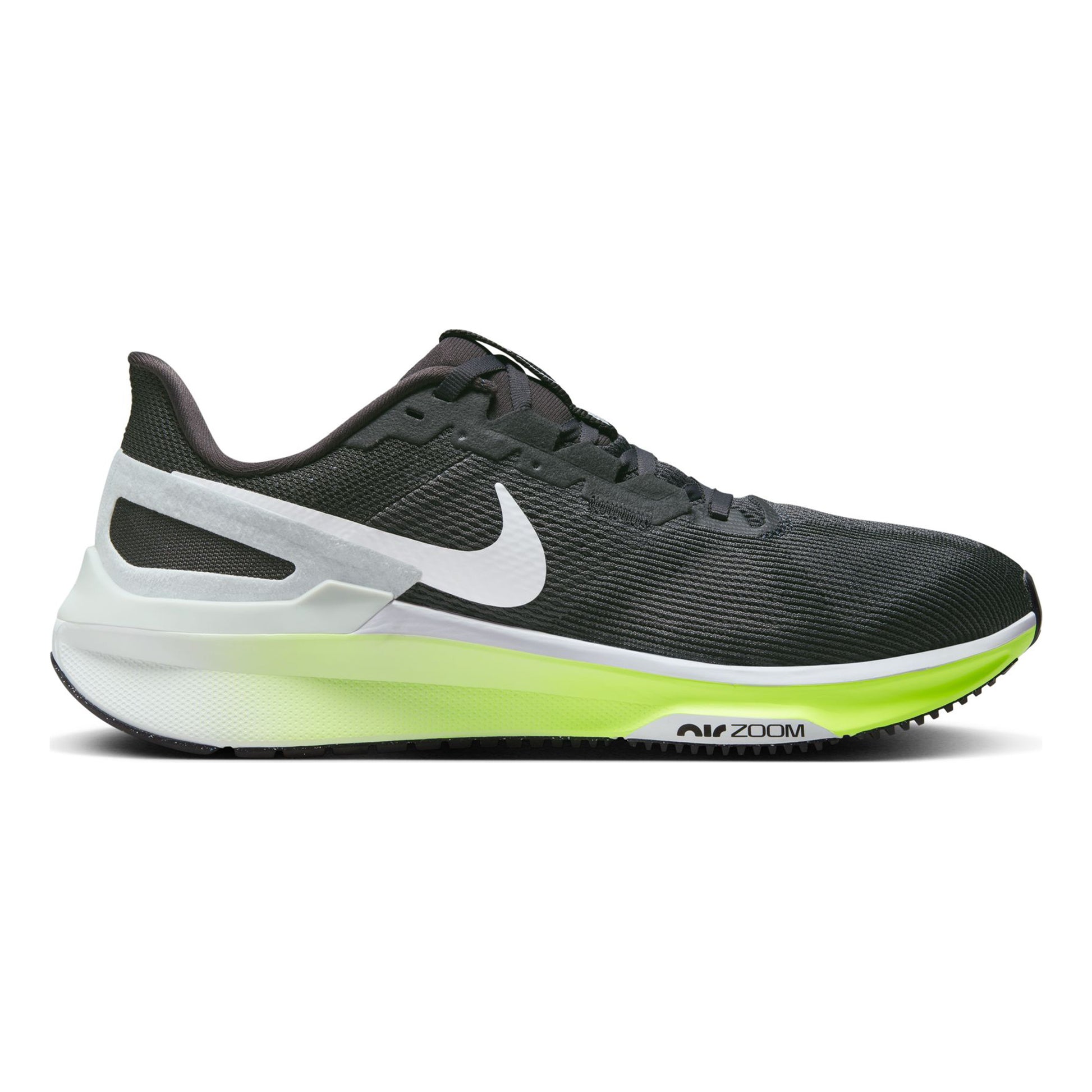 Nike Structure 25 Stabilní obuv Muži - antrazitová, neonově zelená