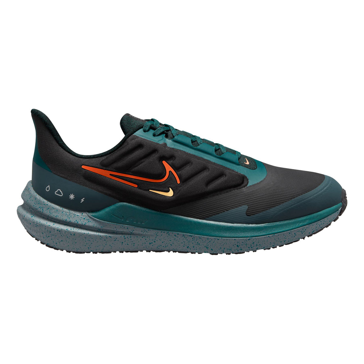 Nike Winflo 9 Shield Neutrální obuv Muži - černá, petrolejová