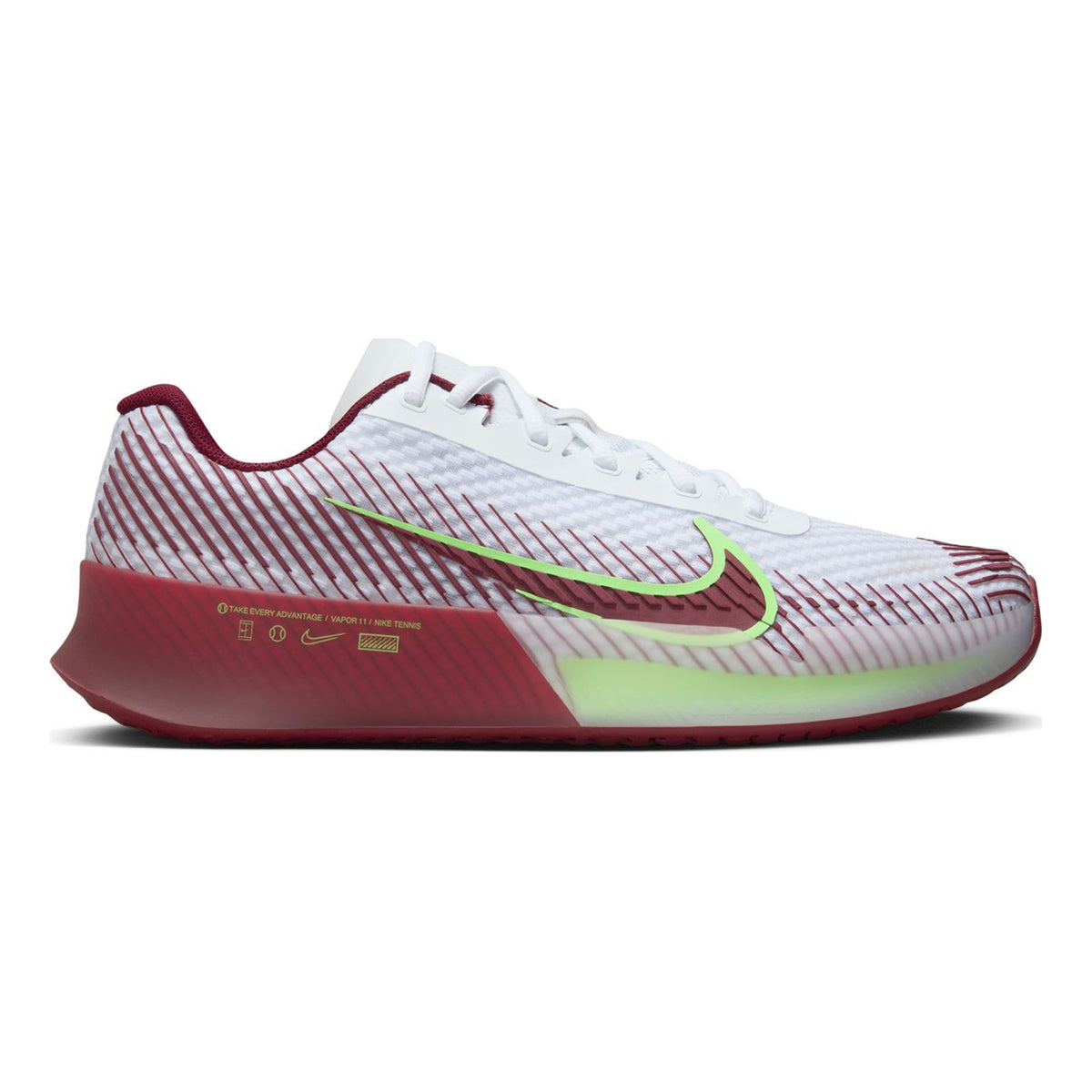 Nike Air Zoom Vapor 11 Obuv na všechny povrchy Muži - bílá, tmavě červená