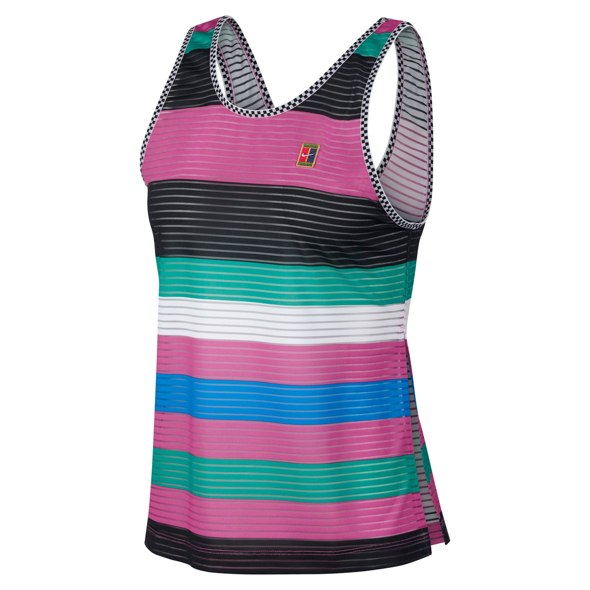 Nike Court Dri-FIT Printed Sportovní tílko Dámy - růžová, černá