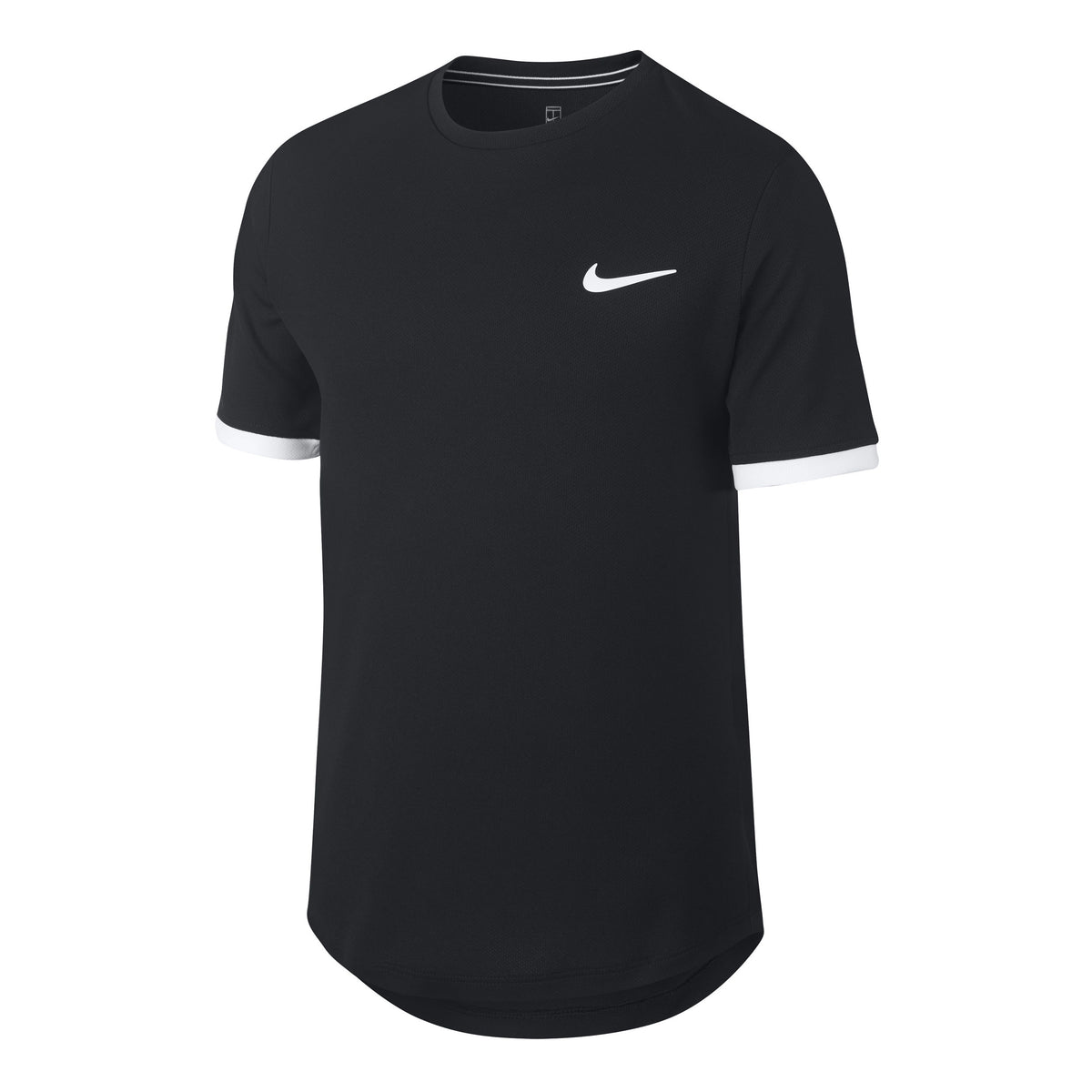 Nike Court Dry Tričko Chlapci - černá, bílá