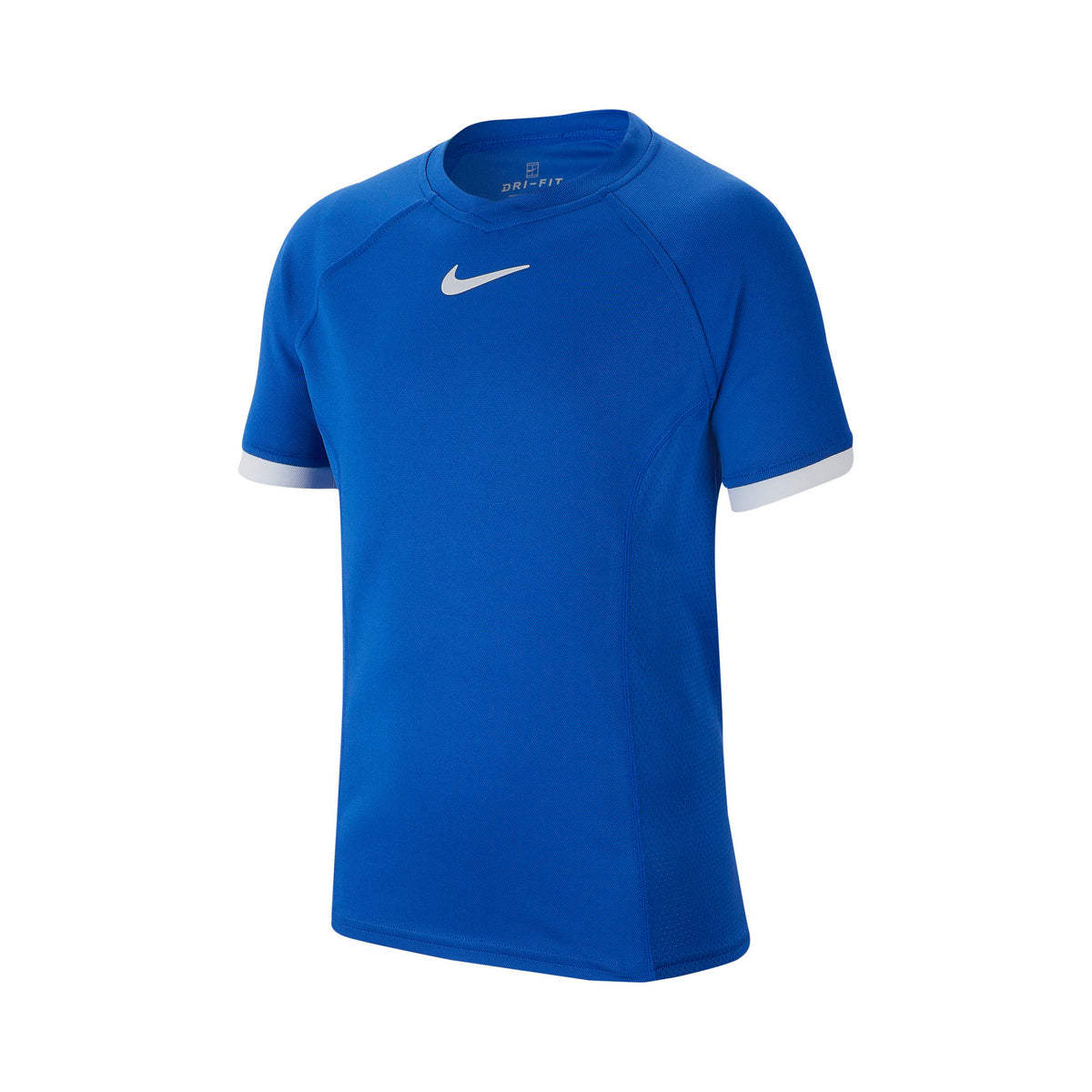Nike Court Dri-Fit Tričko Chlapci - modrá, bílá