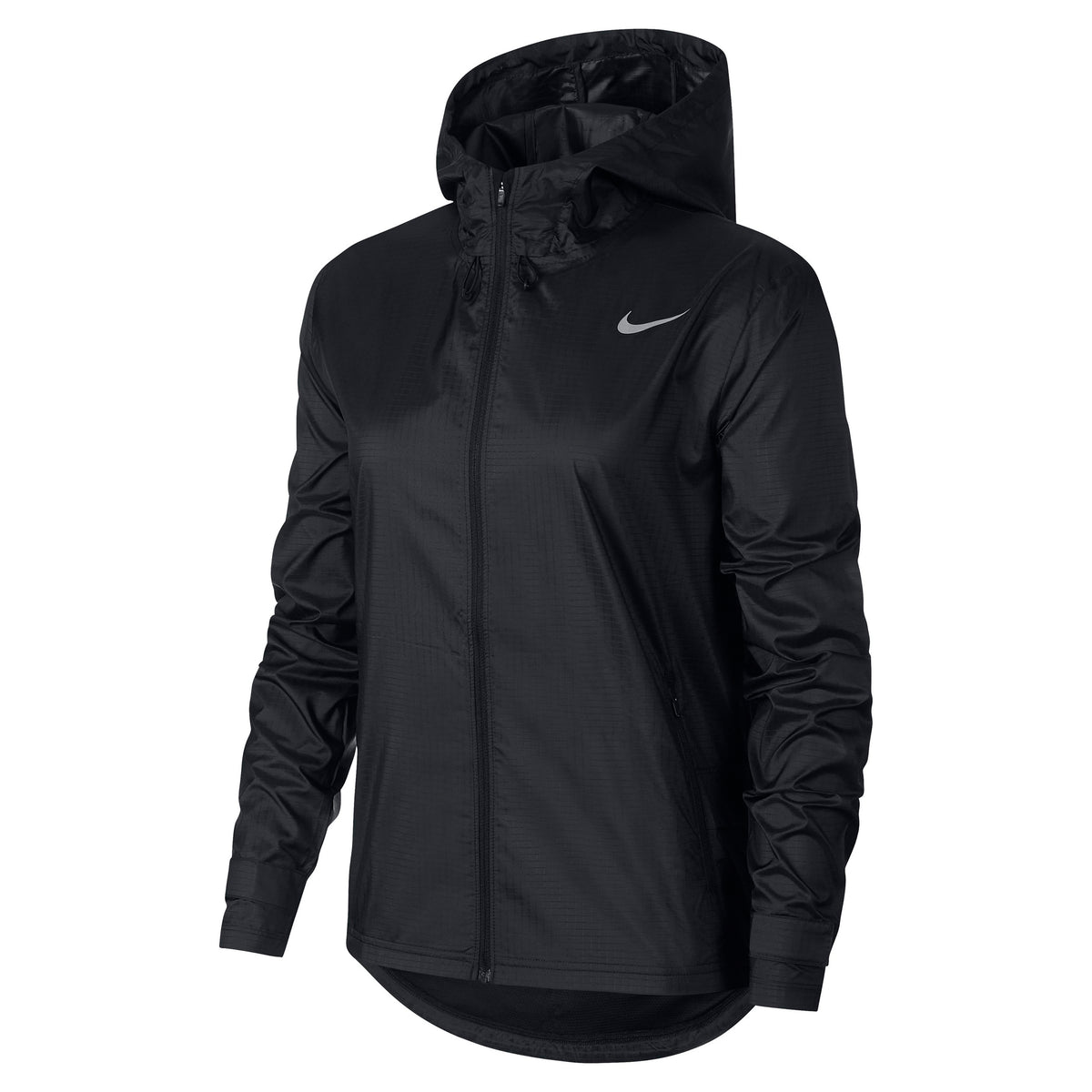 Nike Essential Running Běžecká bunda Dámy - černá, stříbrná