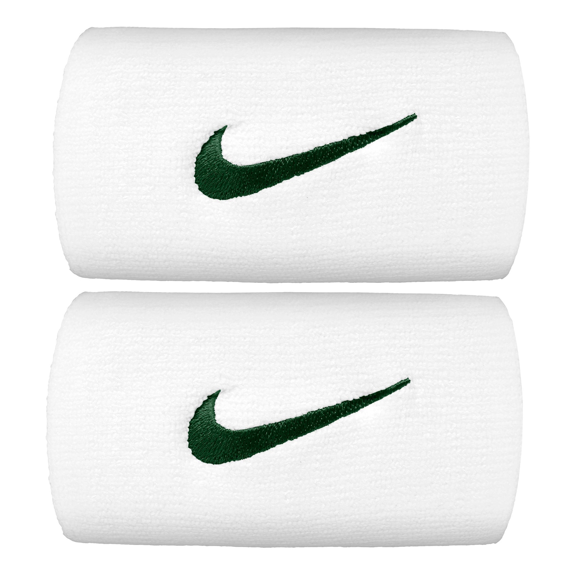 Nike Premier DW Potítko 2ks v baleni dlhý - bílá, tmavě zelená
