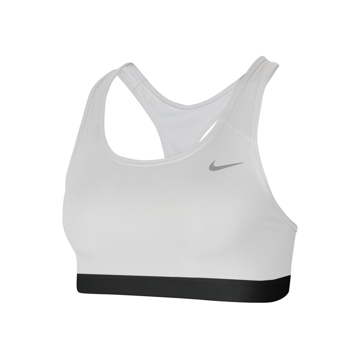 Nike Swoosh Sportovní podprsenka Dívky - bílá, černá