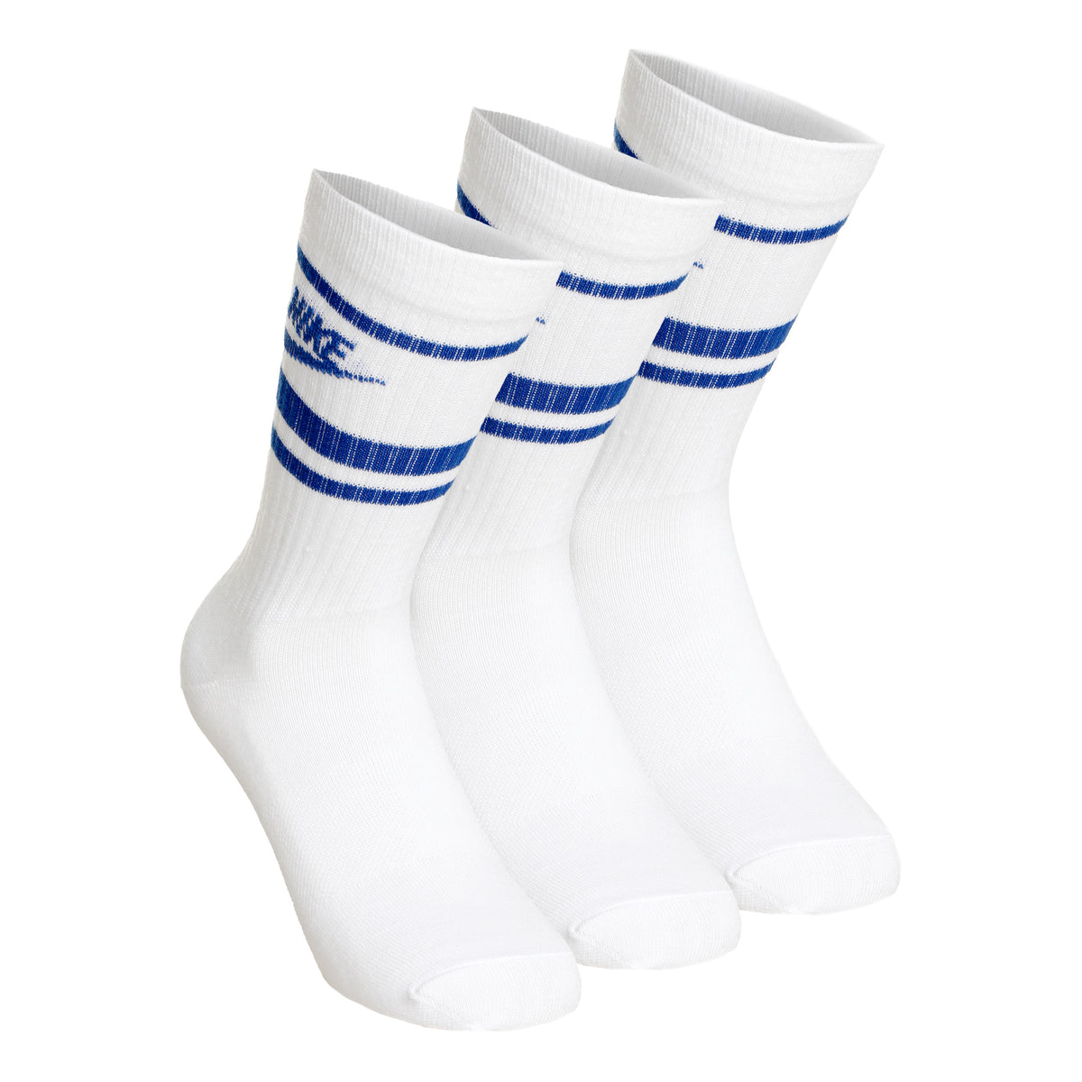 Nike Sportswear Essential Tenisové ponožky 3ks v baleni Unisex - bílá, modrá