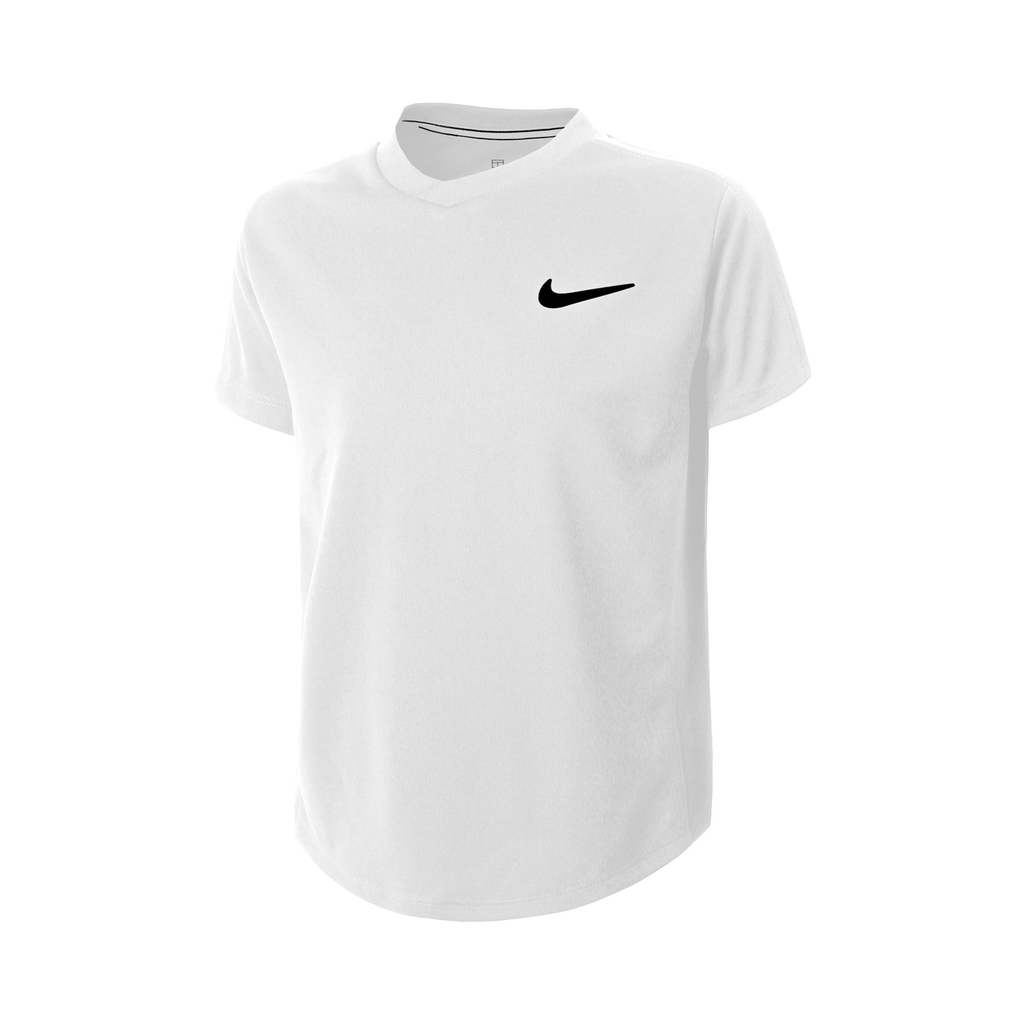 Nike Court Dri-Fit Tričko Chlapci - bílá, černá