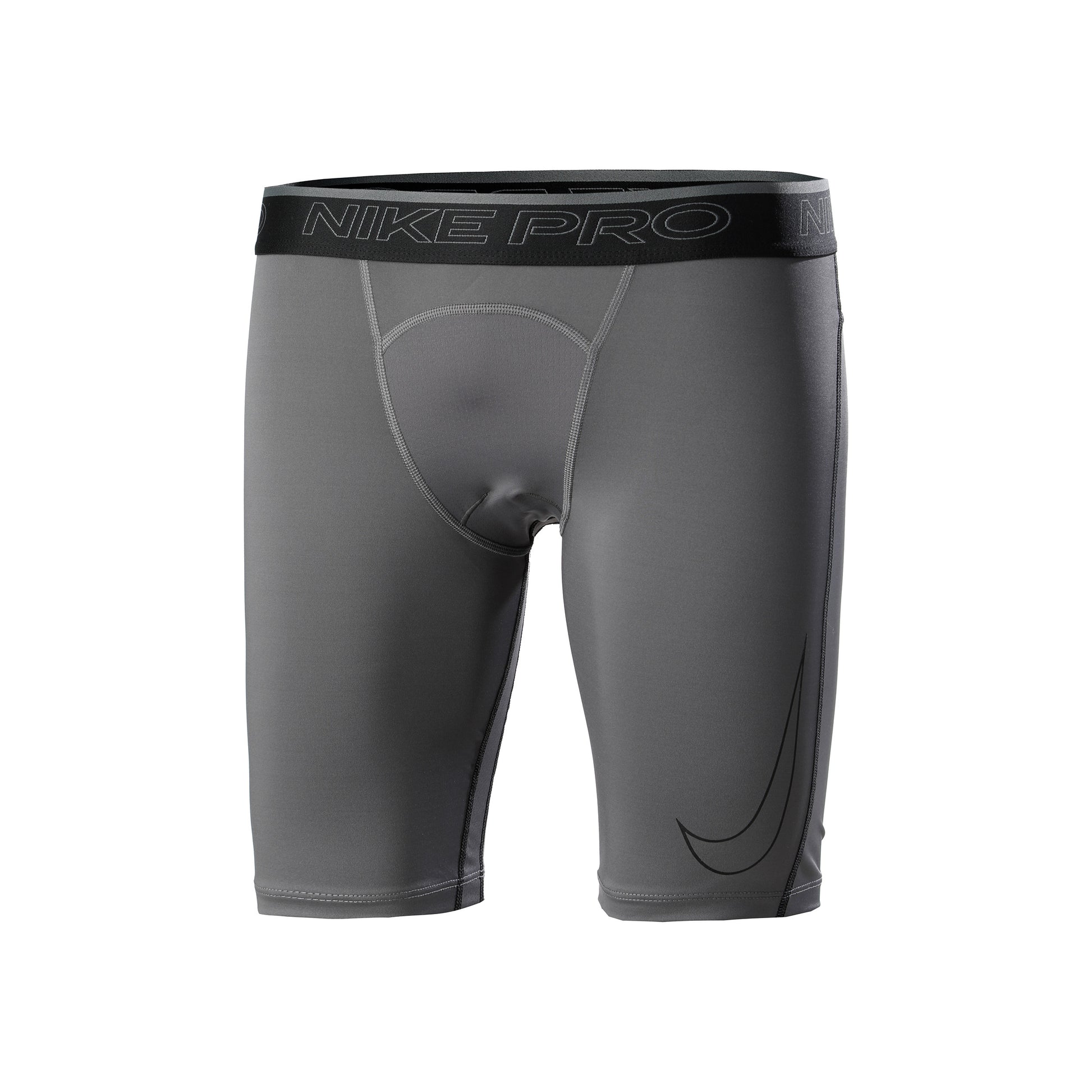 Nike Dri-Fit Long Bežecké pančuchy Muži - šedá, černá