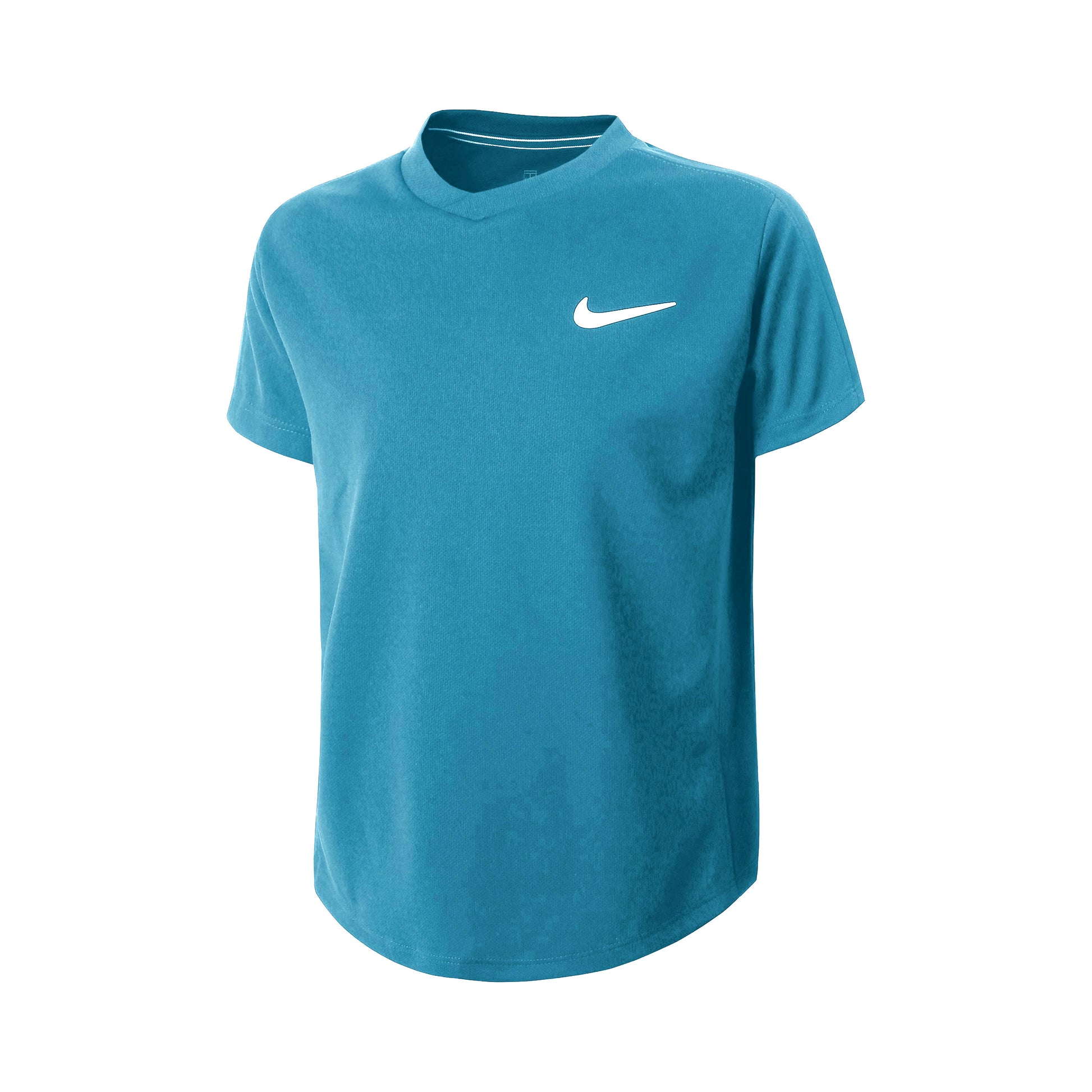 Nike Court Dri-Fit Tričko Chlapci - petrolejová,