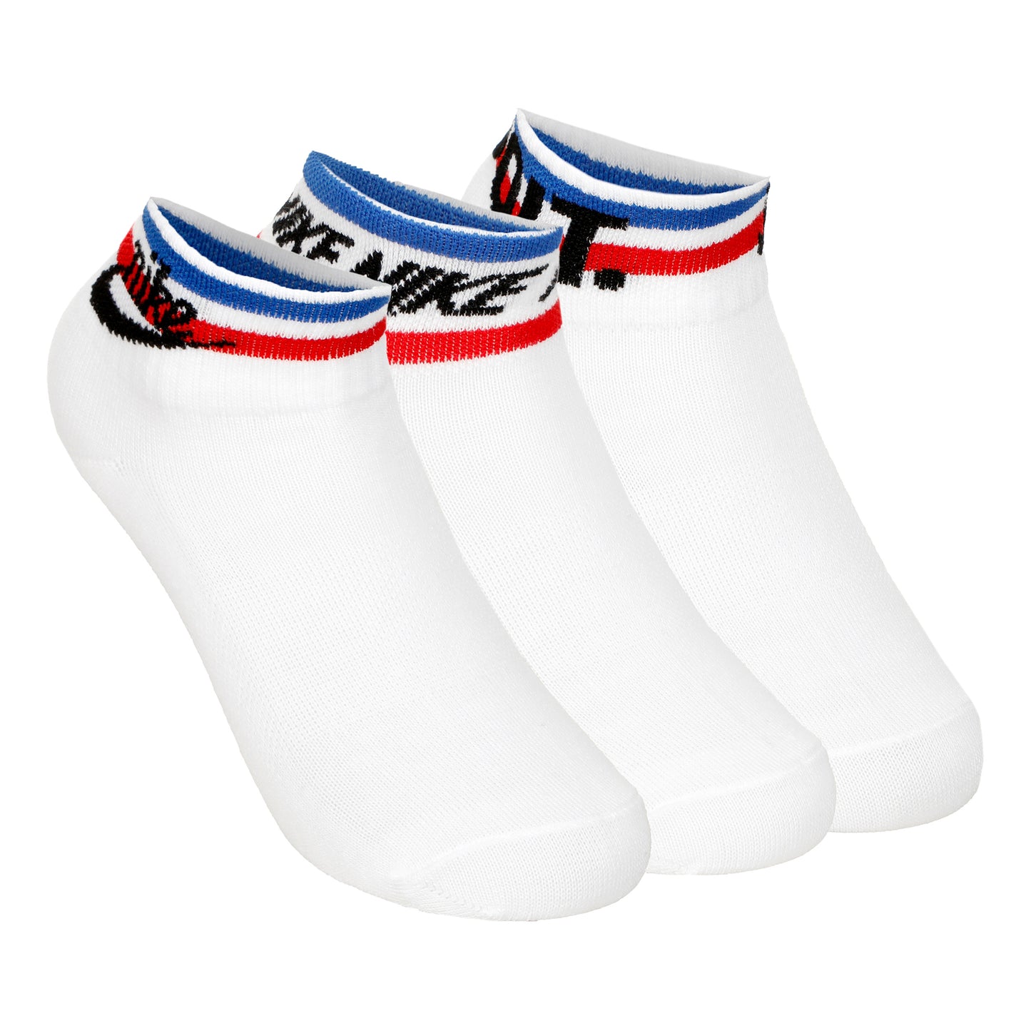 Nike Ankle Essential Tenisové ponožky 3ks v baleni Unisex - bílá, vícebarevné