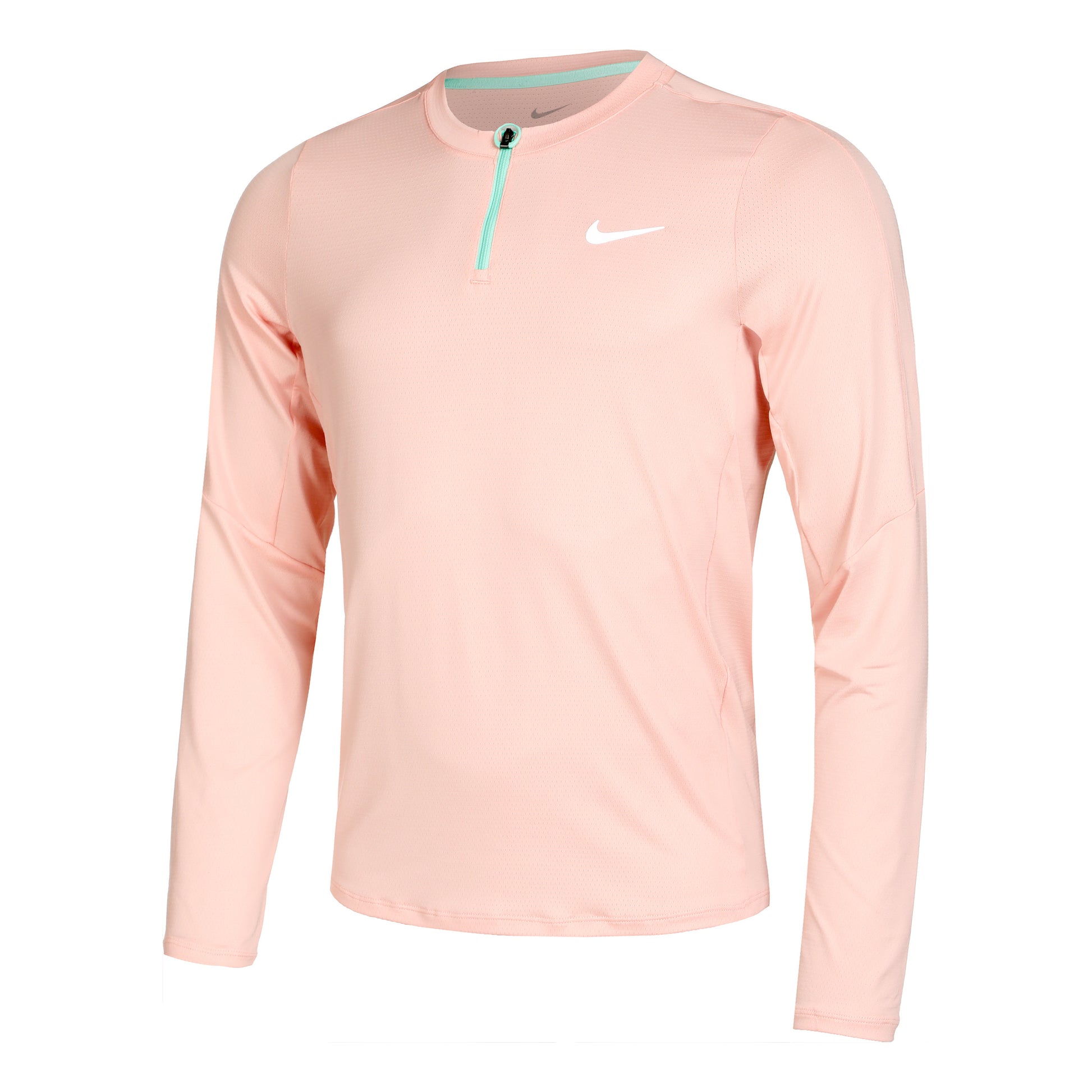 Nike Court Dri-Fit Half-Zip S dlouhým rukávem Muži - apricot, zelená