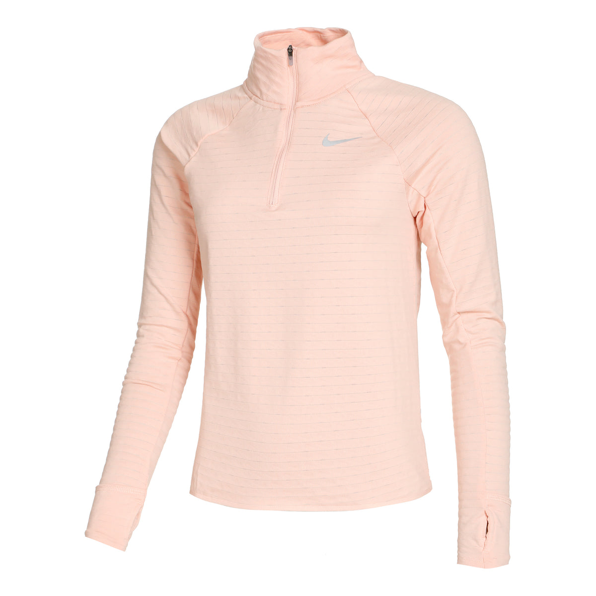 Nike Therma-Fit Element Half-Zip Bežecký top Dámy - korálová, šedá