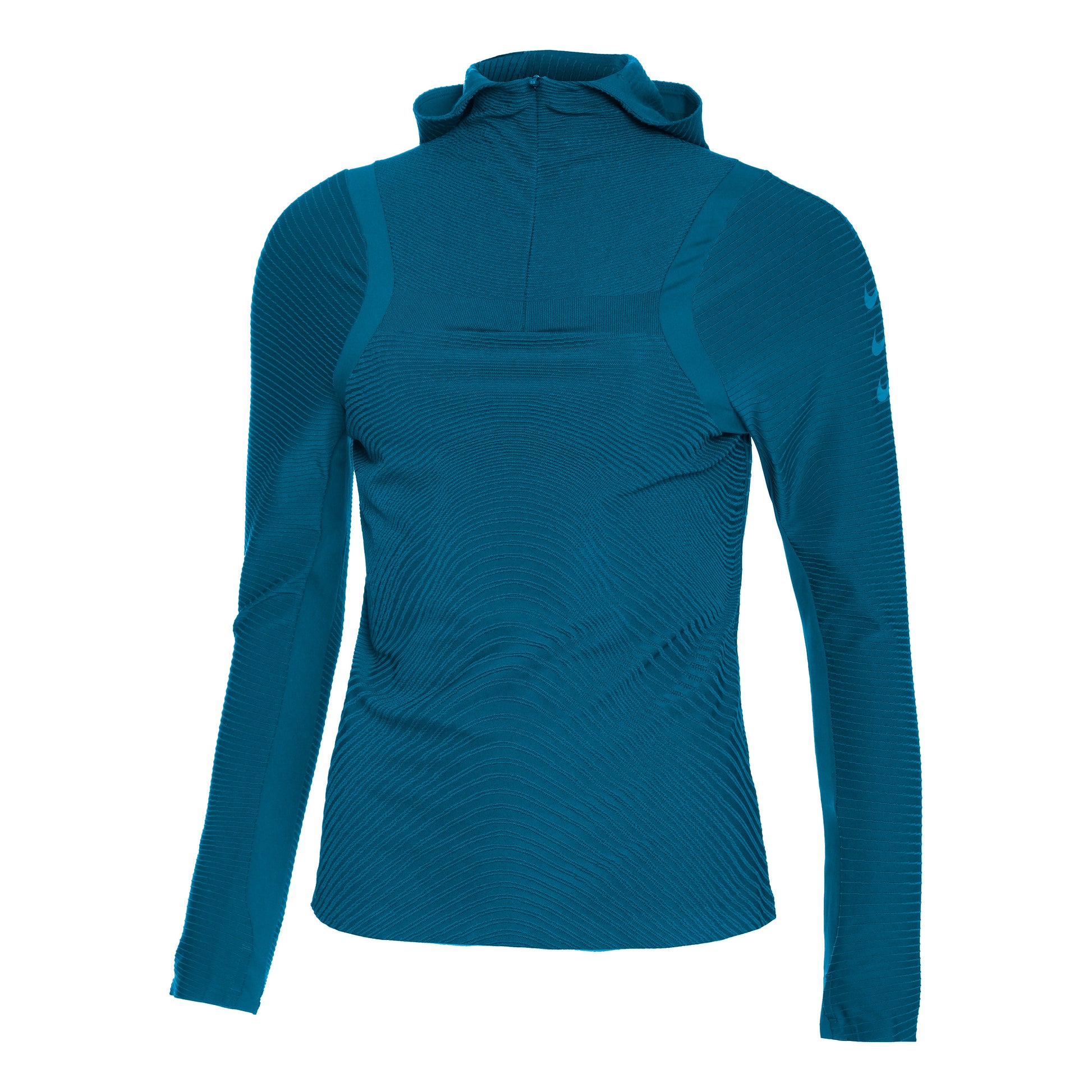 Nike Therma-Fit Division Mid-Layer Bežecký top Dámy - modrá, černá