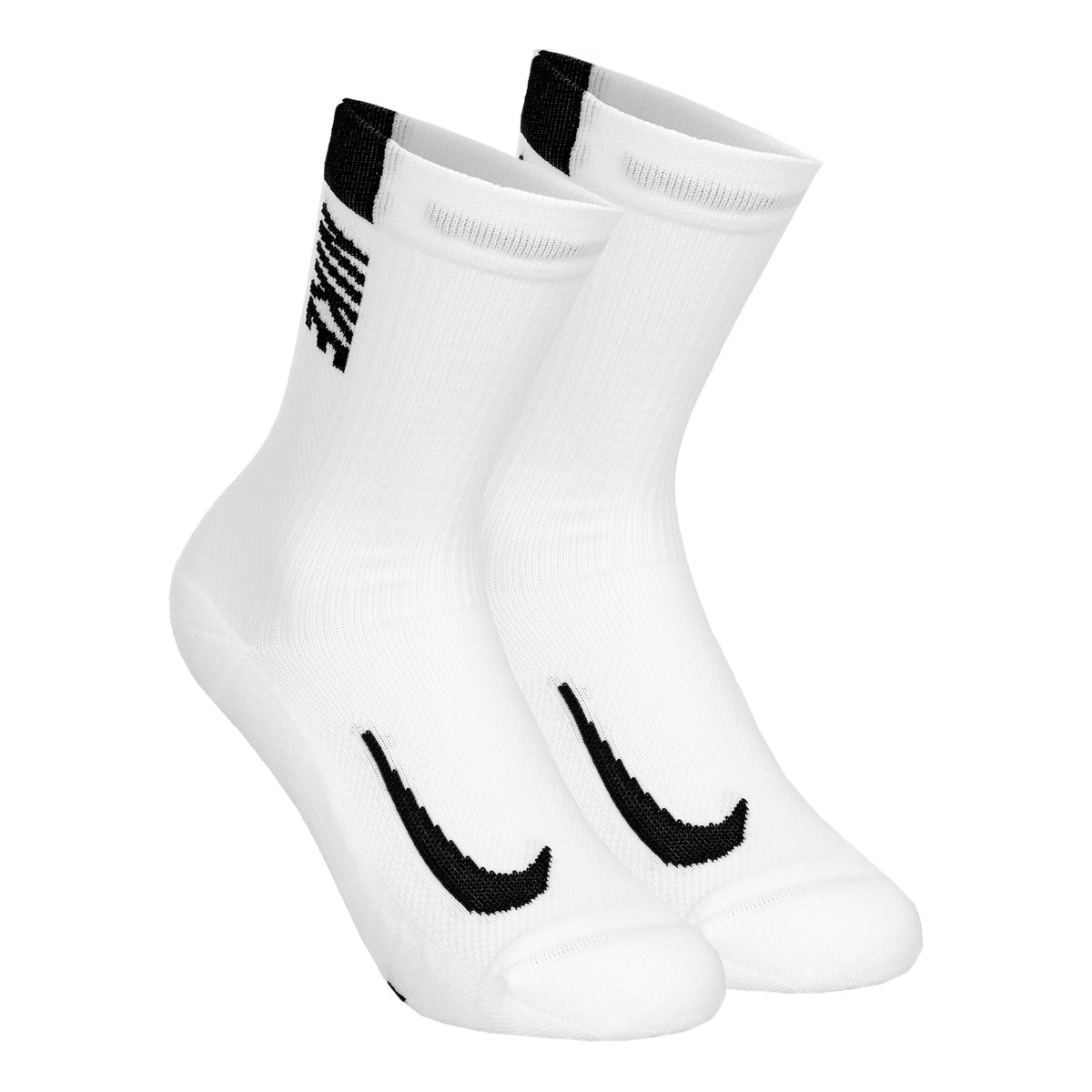 Nike Dri-Fit Multiplier Crew Sportovní ponožky 2ks v baleni Unisex - bílá, černá