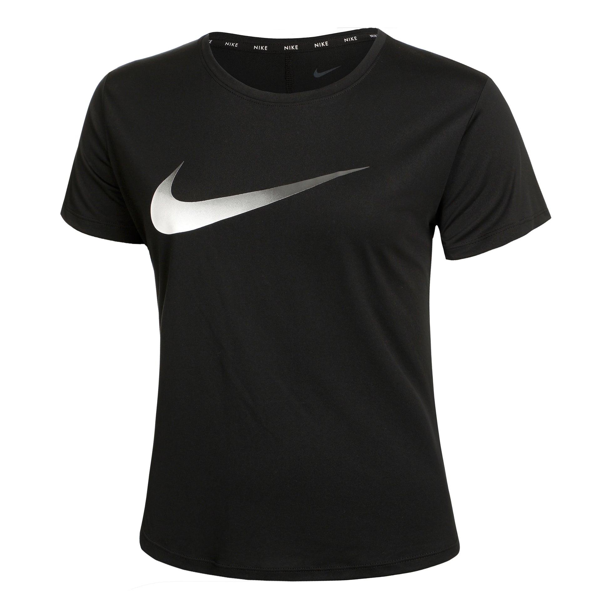 Nike Dri-Fit One Swoosh HBR Bežecké Tričko Dámy-Černá