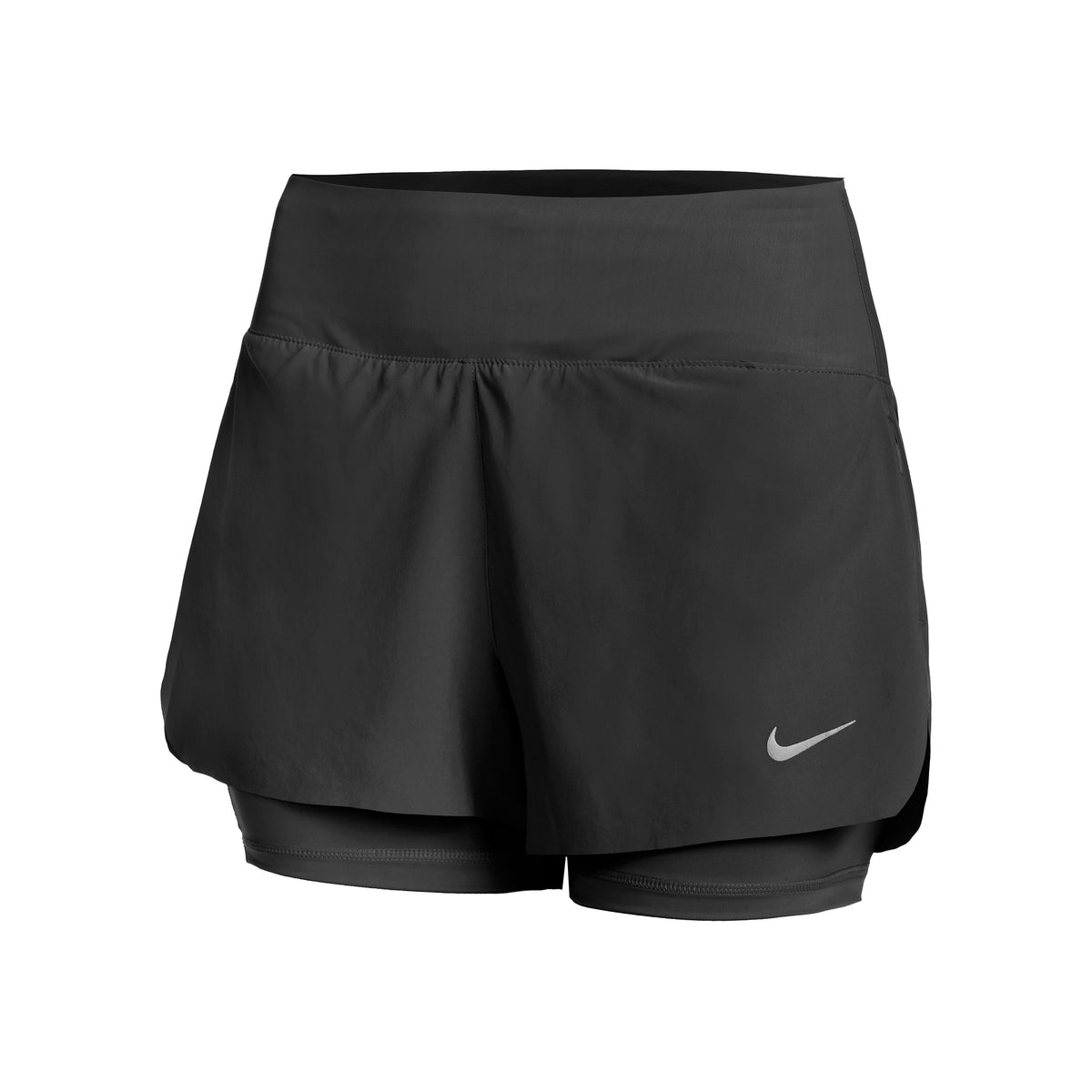 Nike Dri-Fit Swift Mid-Rise 3in 2in1 Šortky Dámy - černá,