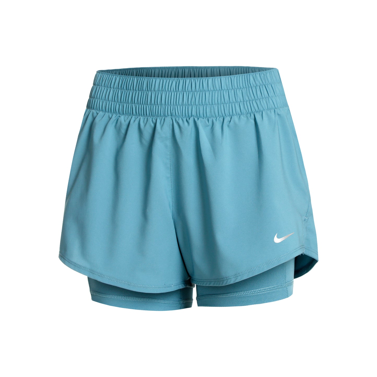 Nike Dri-Fit One Mid Rise 2in1 3in Šortky Dámy - petrolejová,