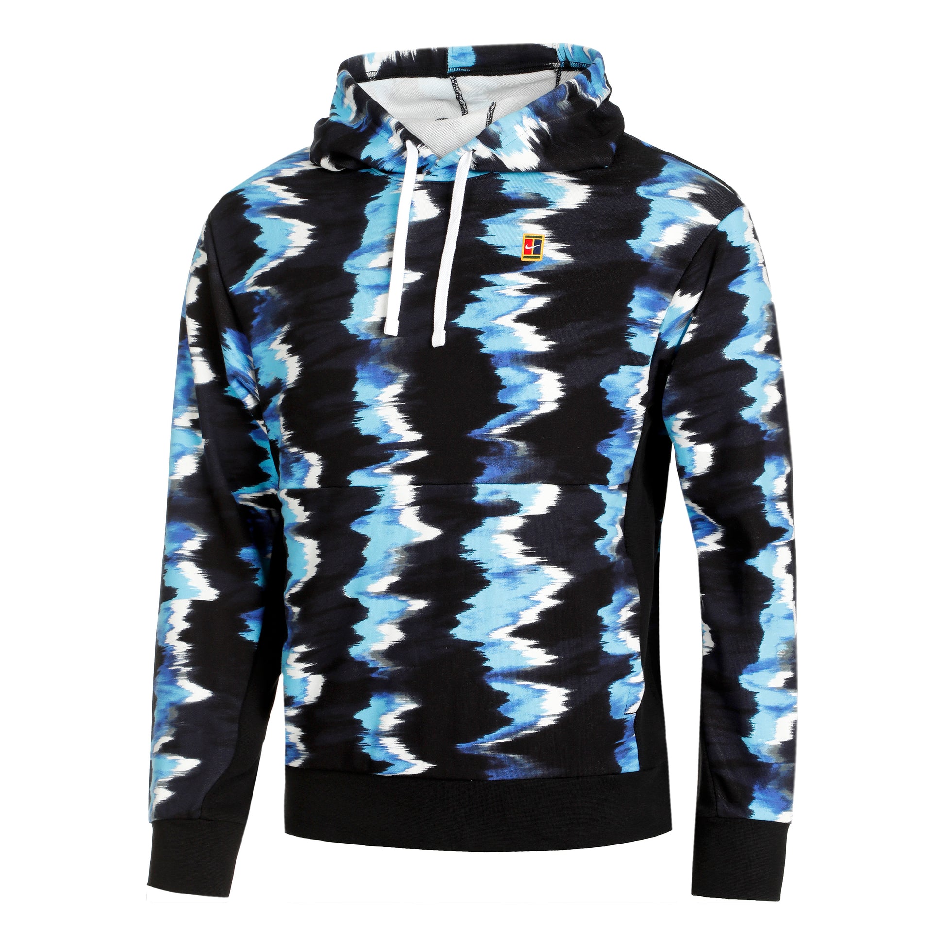 Nike Dri-Fit Court Heritage OZ Hoody Muži - tmavě modrá, vícebarevné