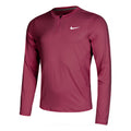 Court Dri-Fit Half-Zip S dlouhým rukávem Muži - berry,
