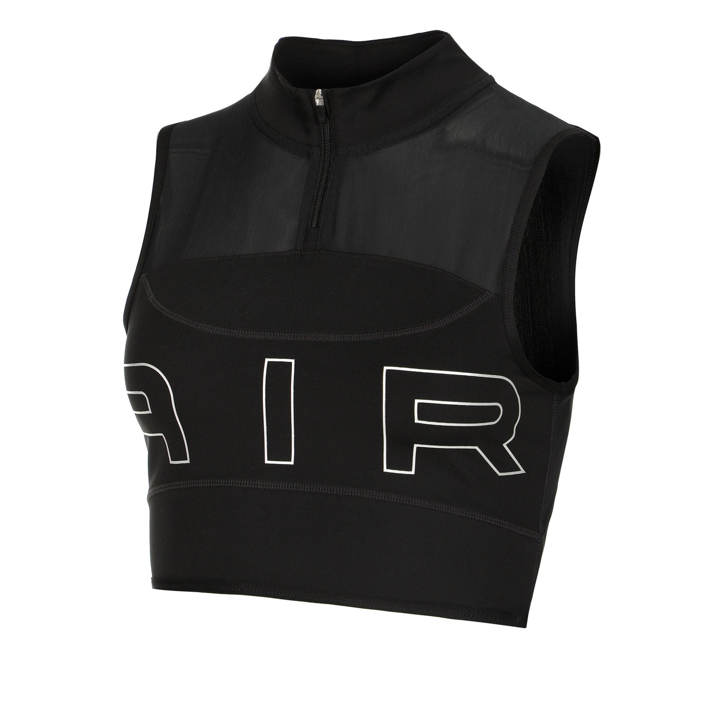 Nike Dri-Fit Air Cropped Bežecké tričko Dámy - černá,