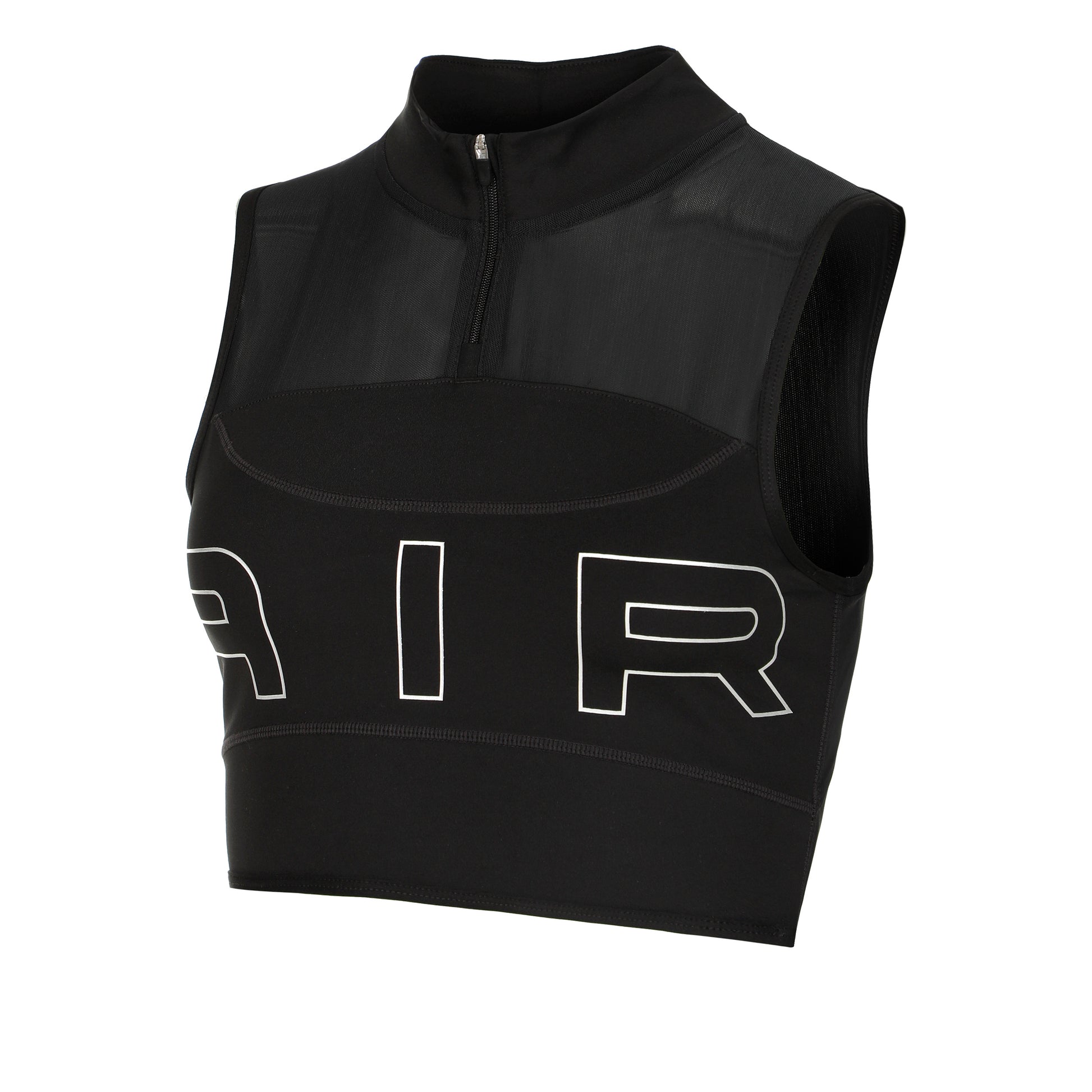 Nike Dri-Fit Air Cropped Bežecké tričko Dámy - černá,