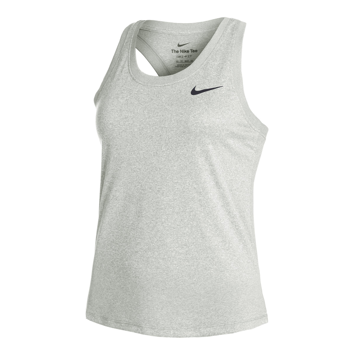 Nike Dri-Fit Regular Racerback Sportovní tílko Dámy - světle šedá,