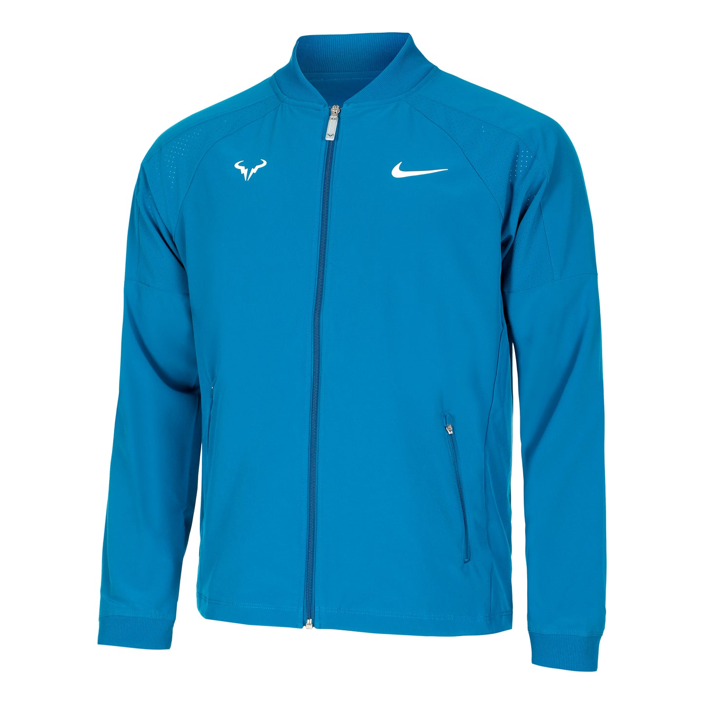 Nike Dri-Fit RAFA MNK Tréninková bunda Muži - petrolejová, bílá