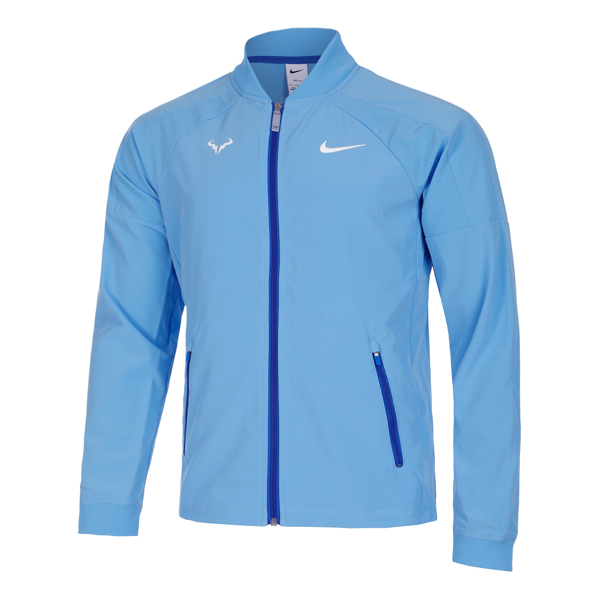 Nike Dri-Fit RAFA MNK Tréninková bunda Muži - světle modrá, modrá