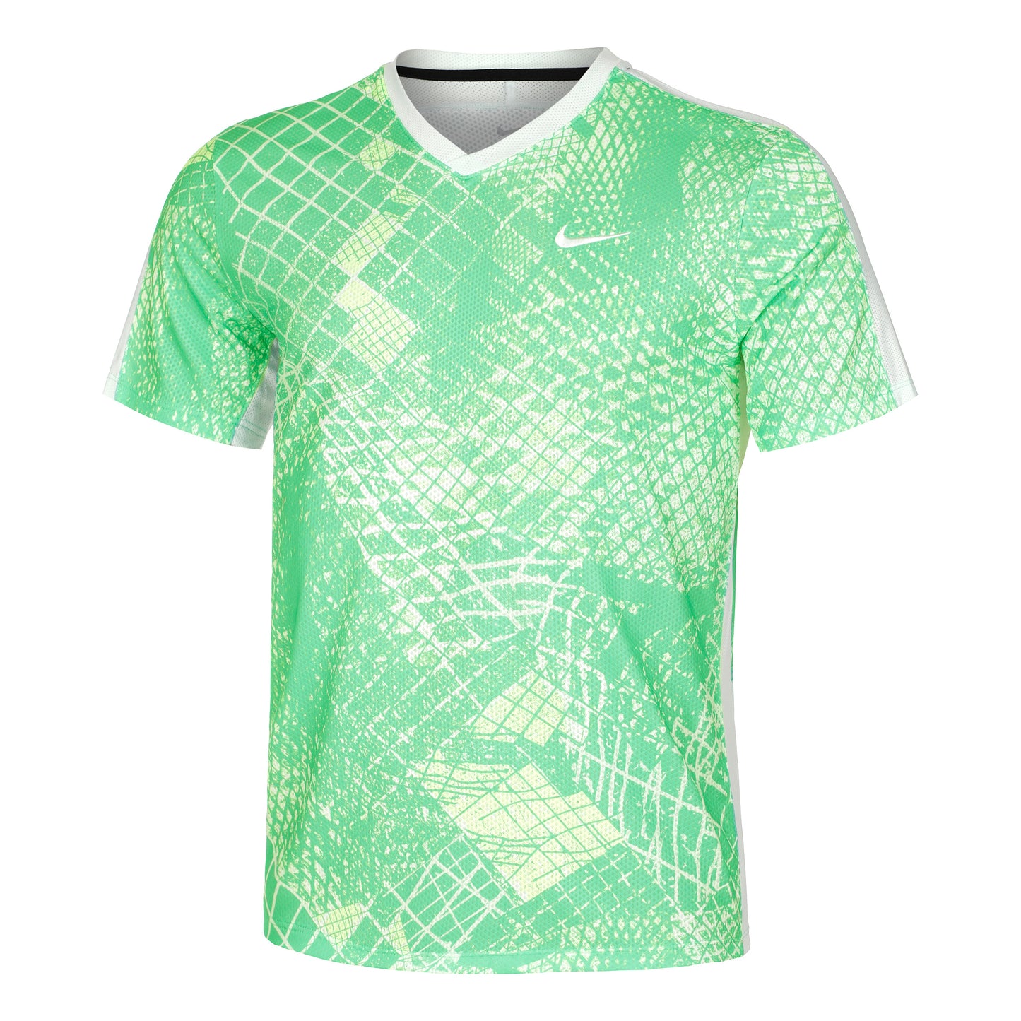 Nike Dri-Fit Court Novelty Tričko Muži - světle zelená, bílá