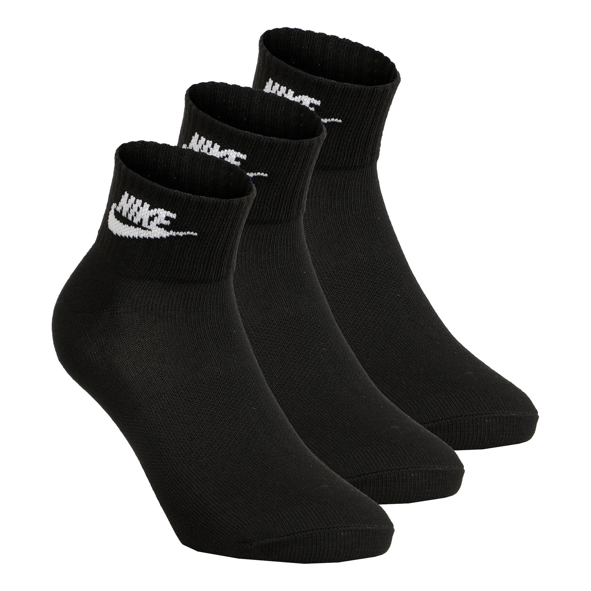 Nike New Essential Ankle Tenisové ponožky 3ks v baleni Unisex - černá,