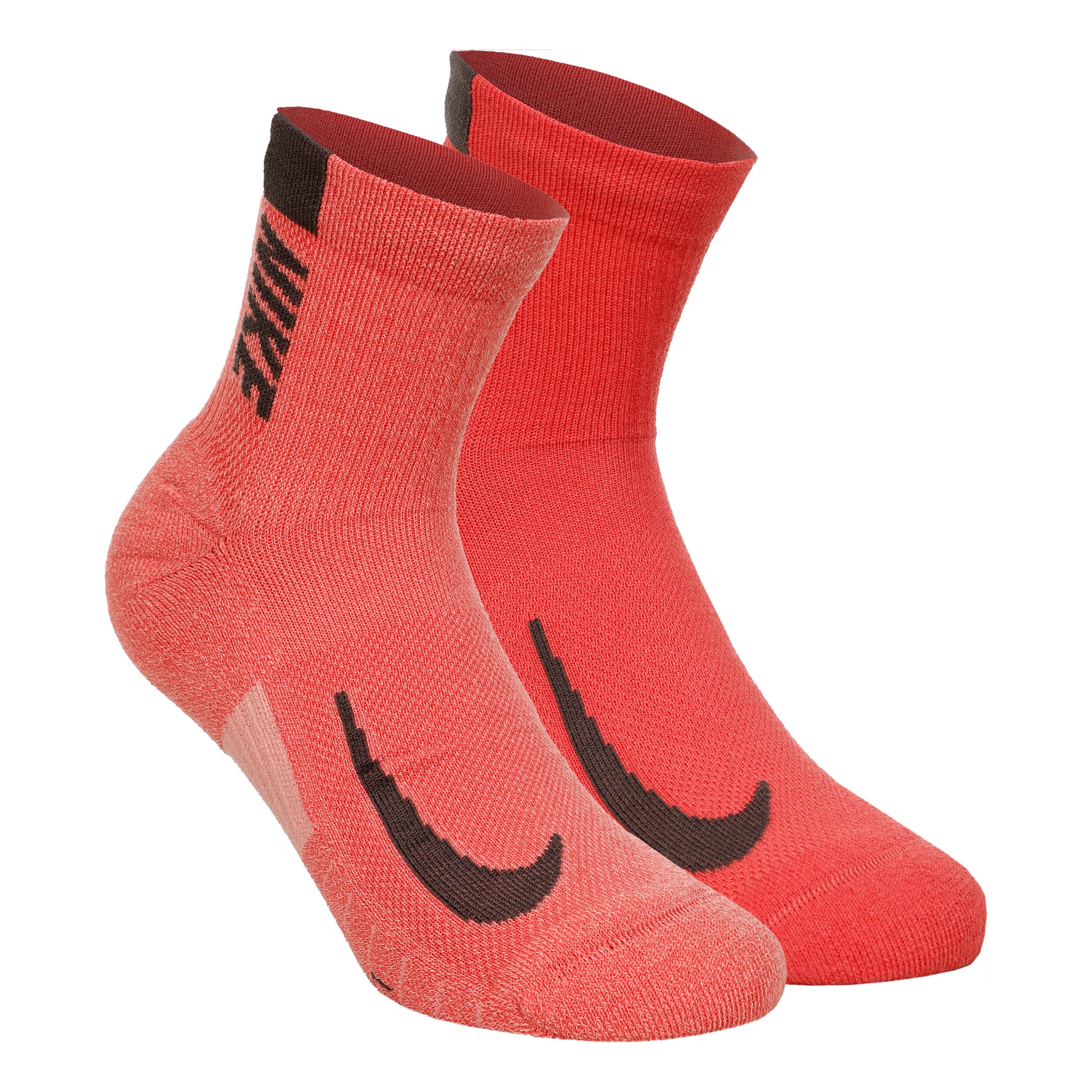 Nike Dri-Fit Multiplier No-Show Socks Running socks 2ks v baleni Unisex - korálová, červená