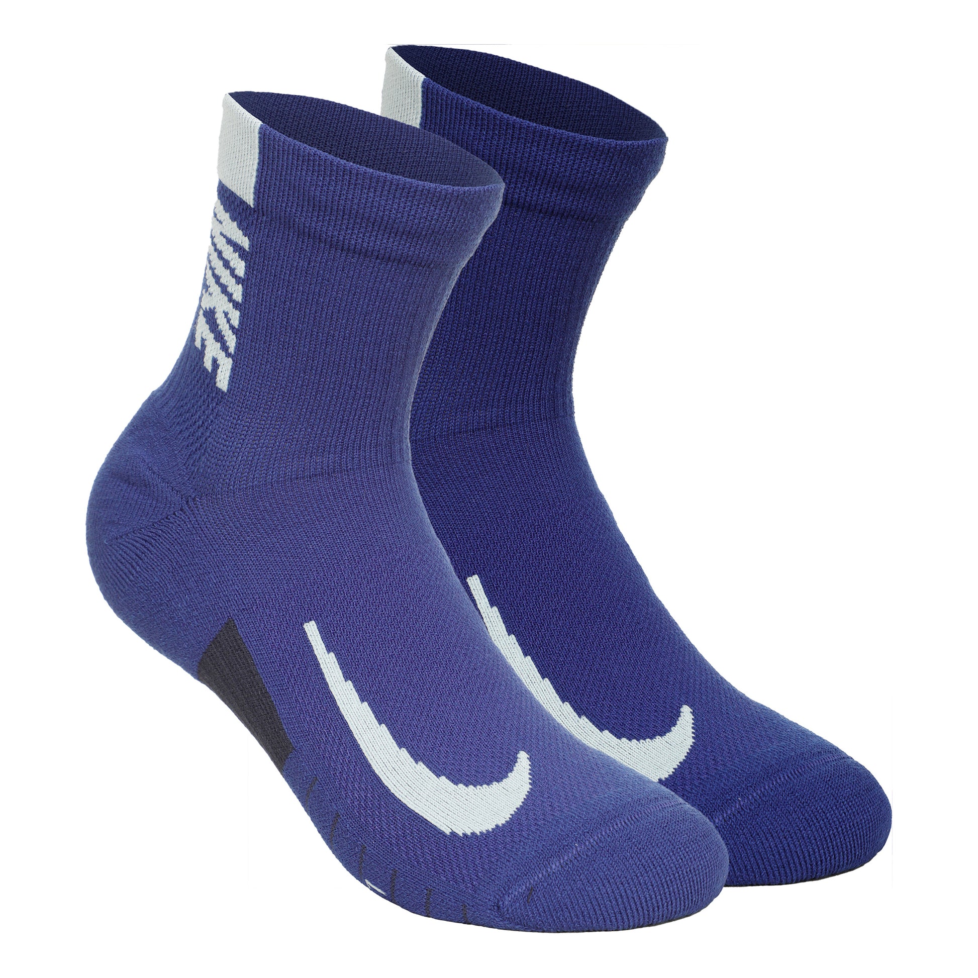 Nike Dri-Fit Multiplier No-Show Socks Running socks 2ks v baleni Unisex - fialová, modrá
