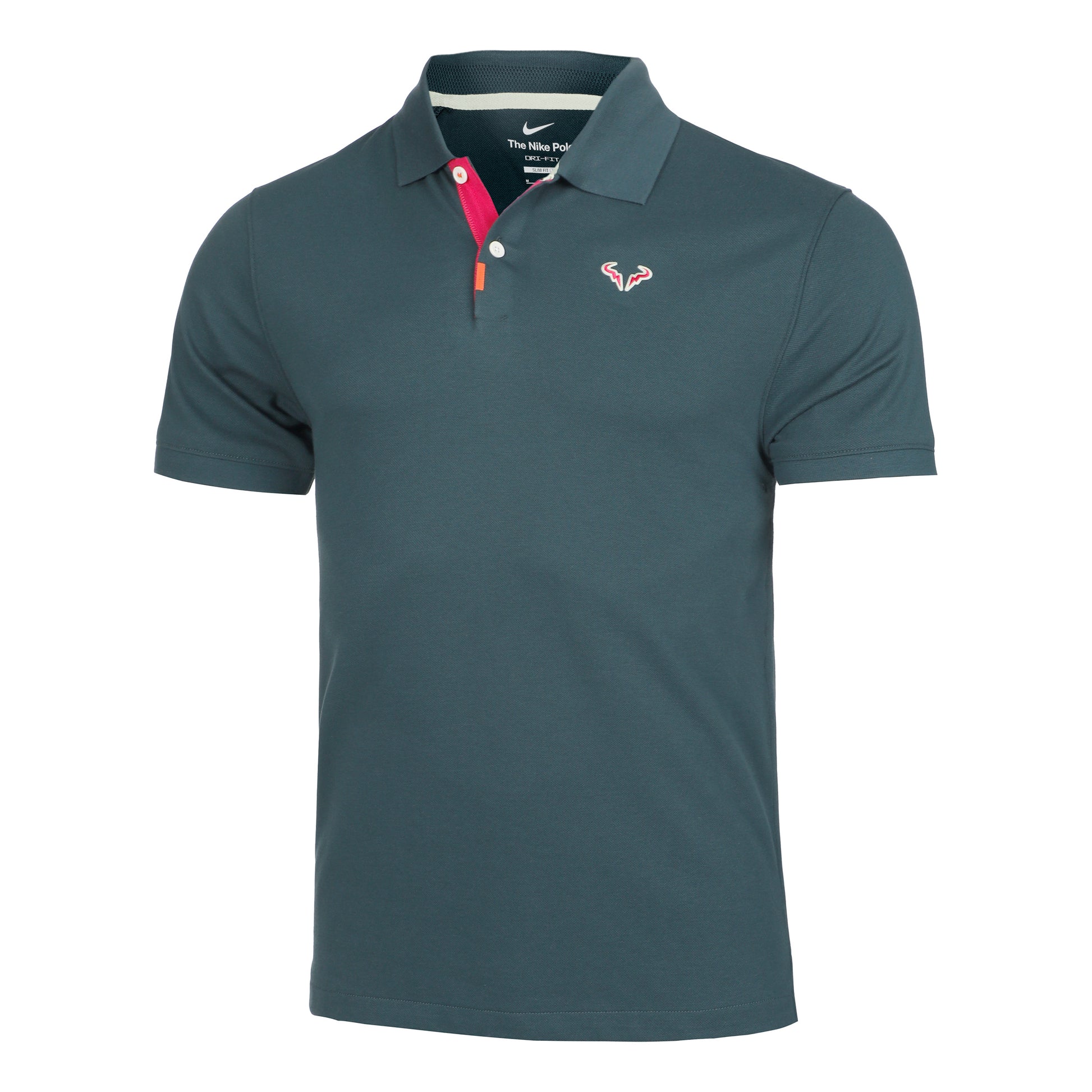 Nike Dri-Fit RAFA Slim Pólo Muži - tmavě zelená,